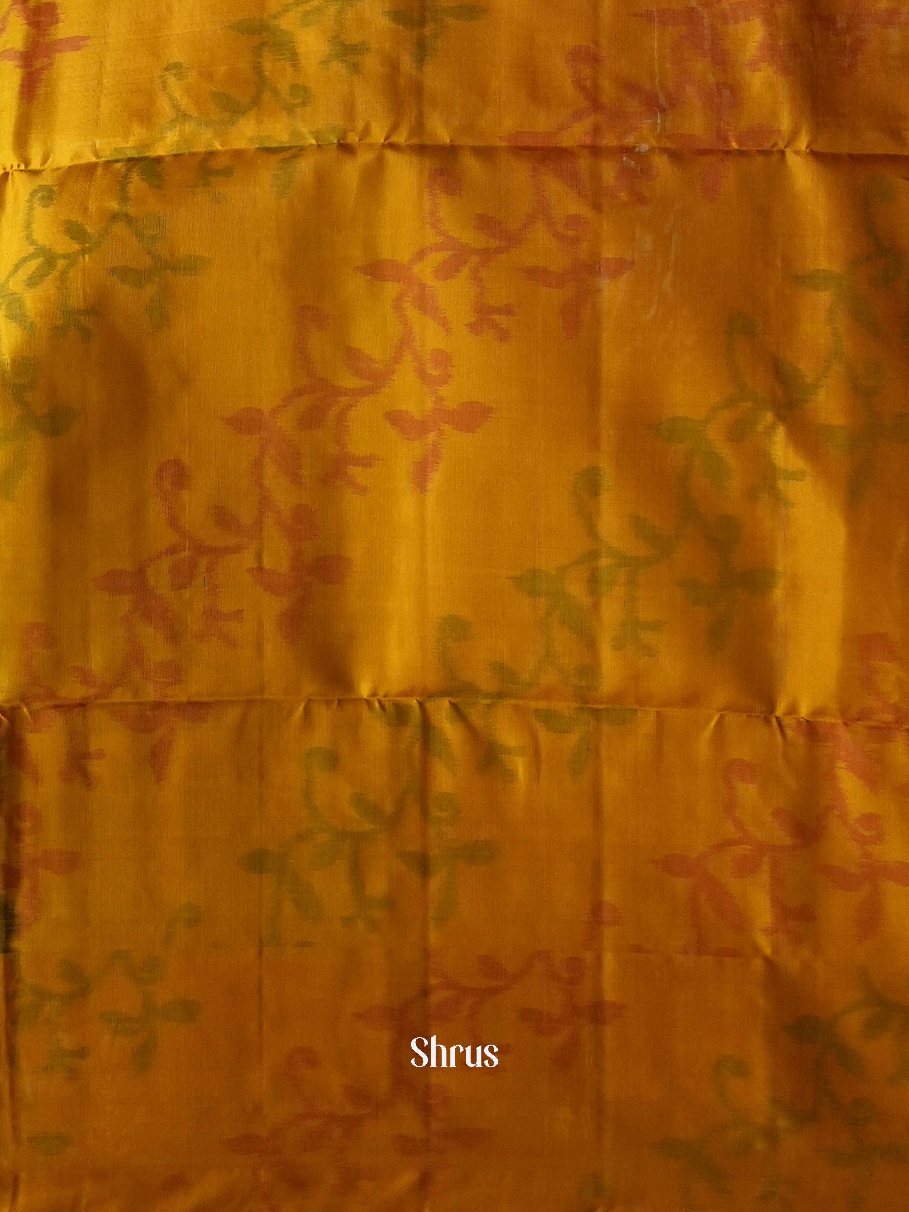 Black & Yellow - Soft Silk Saree - Shop on ShrusEternity.com