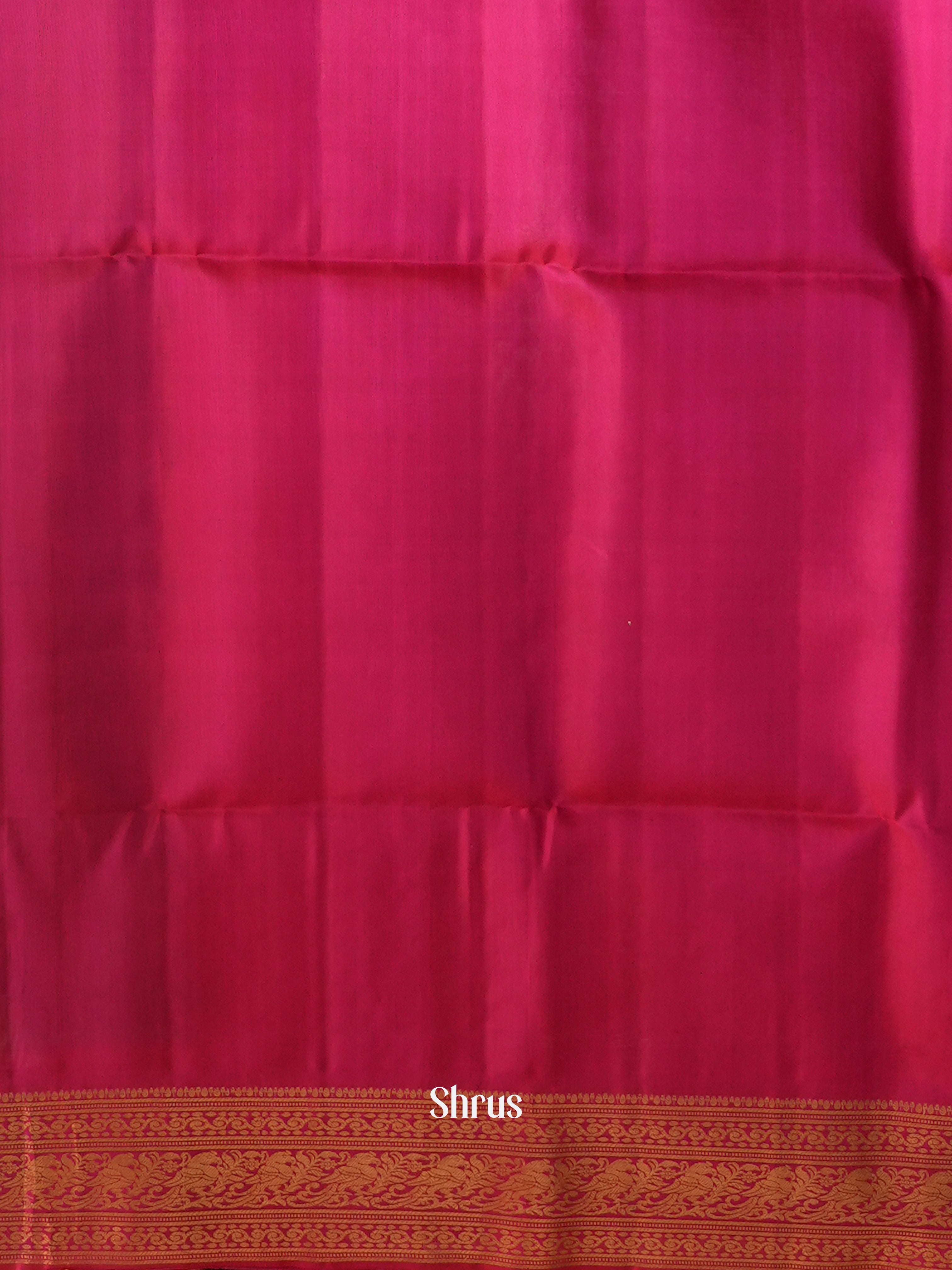 Purple & Pink - Soft Silk Saree - Shop on ShrusEternity.com
