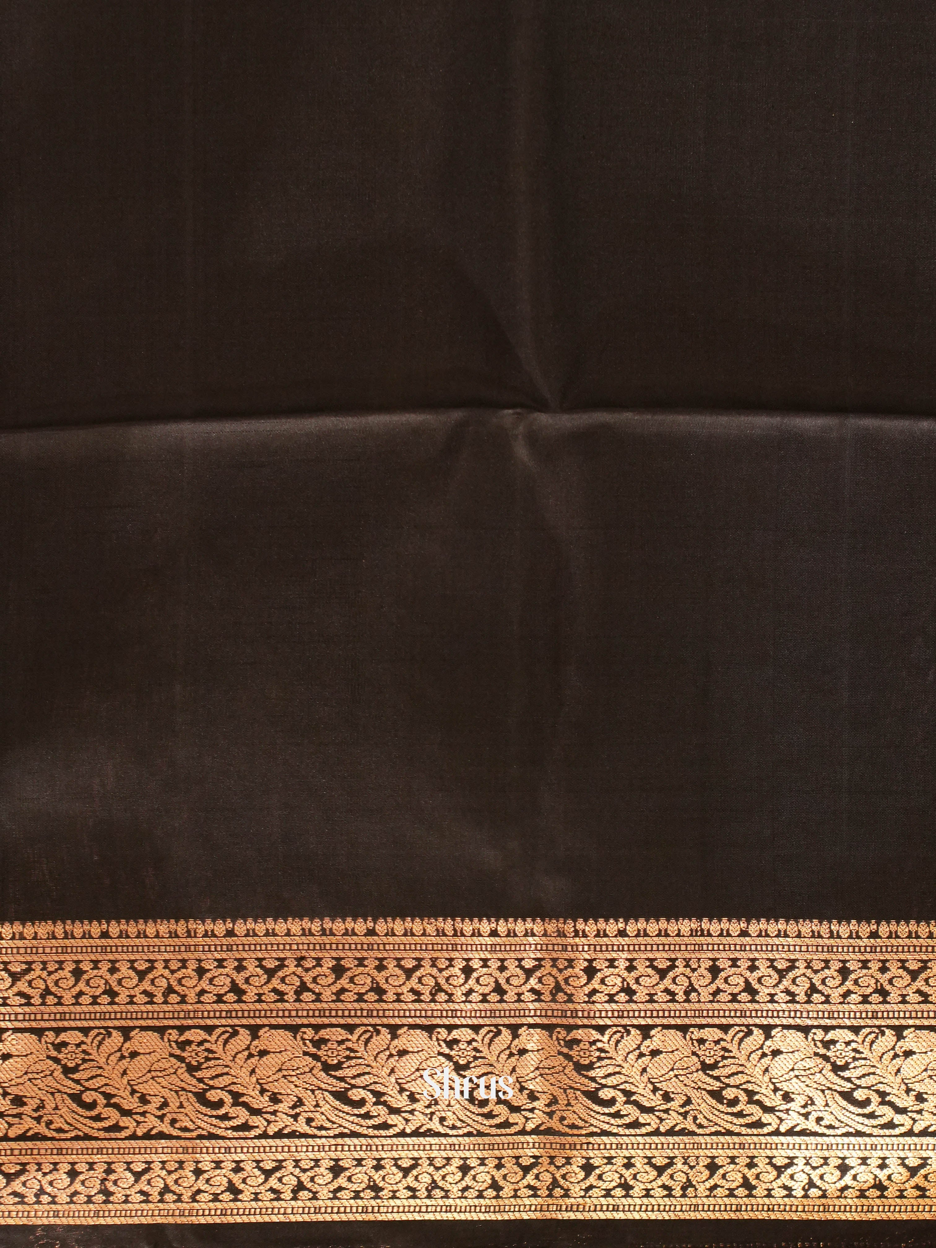 Teal & Black -Soft Silk Saree - Shop on ShrusEternity.com