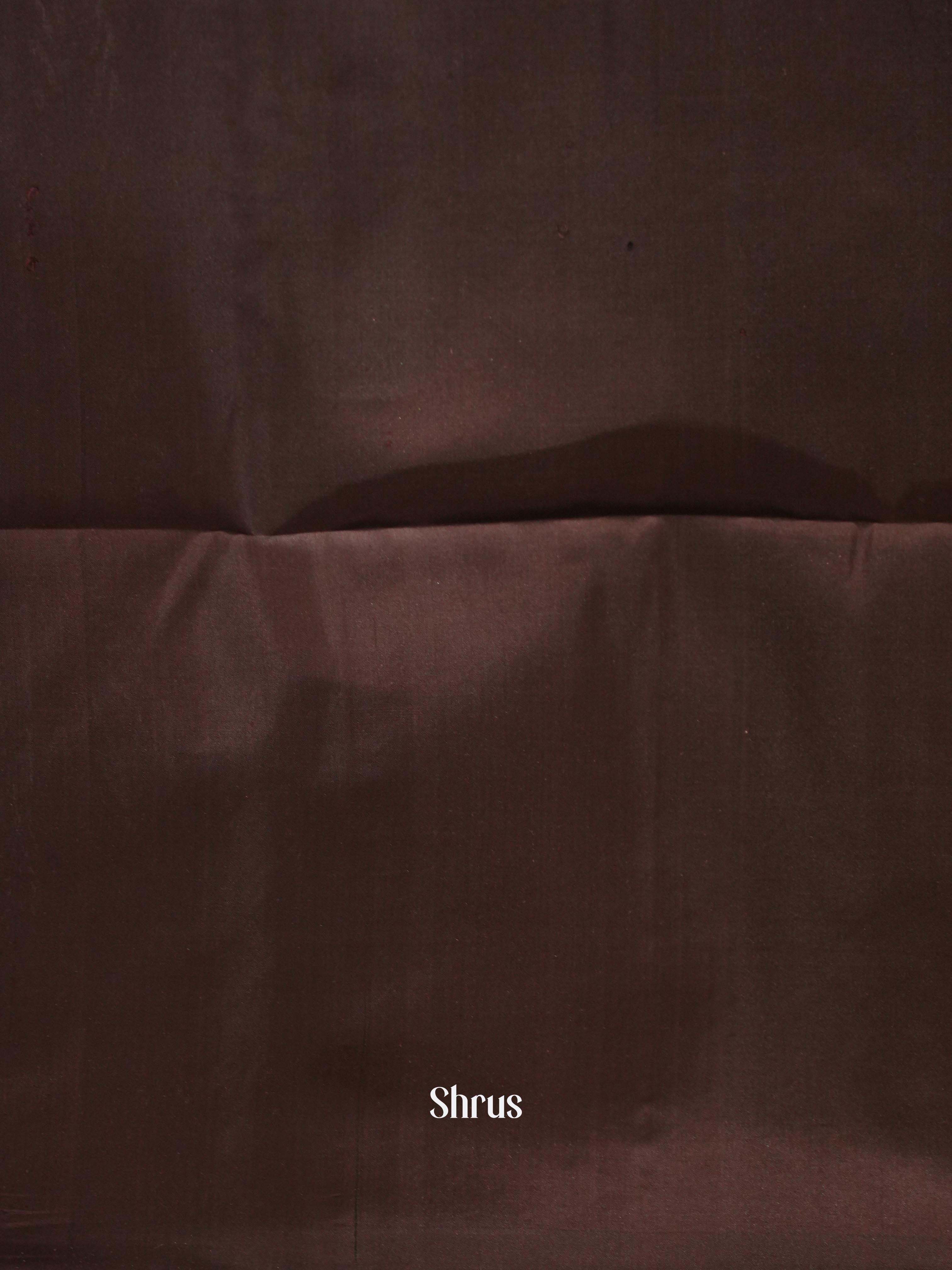 Maroon & Black - Soft Silk Saree - Shop on ShrusEternity.com