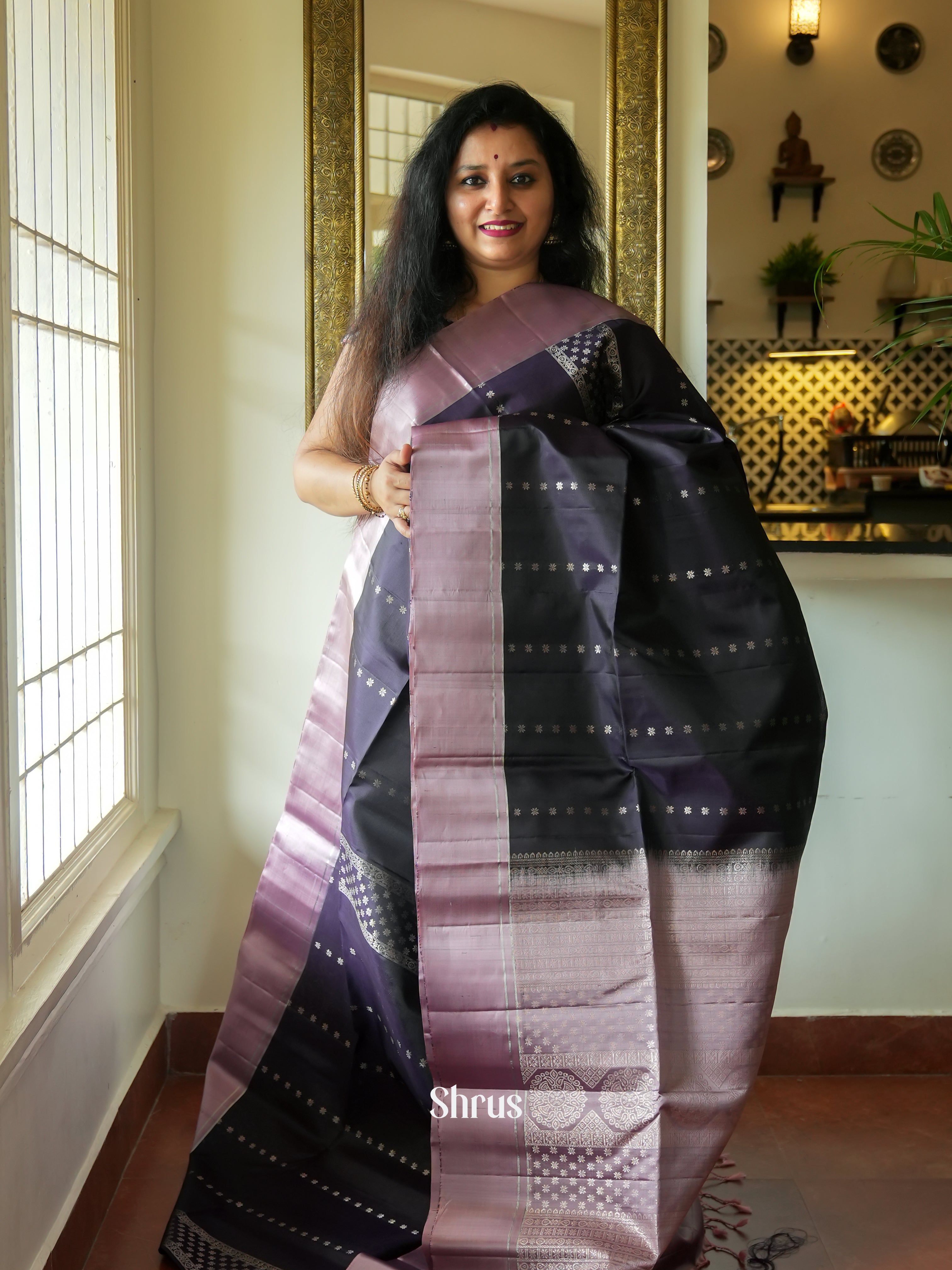 CES31673 - Soft Silk Saree - Shop on ShrusEternity.com