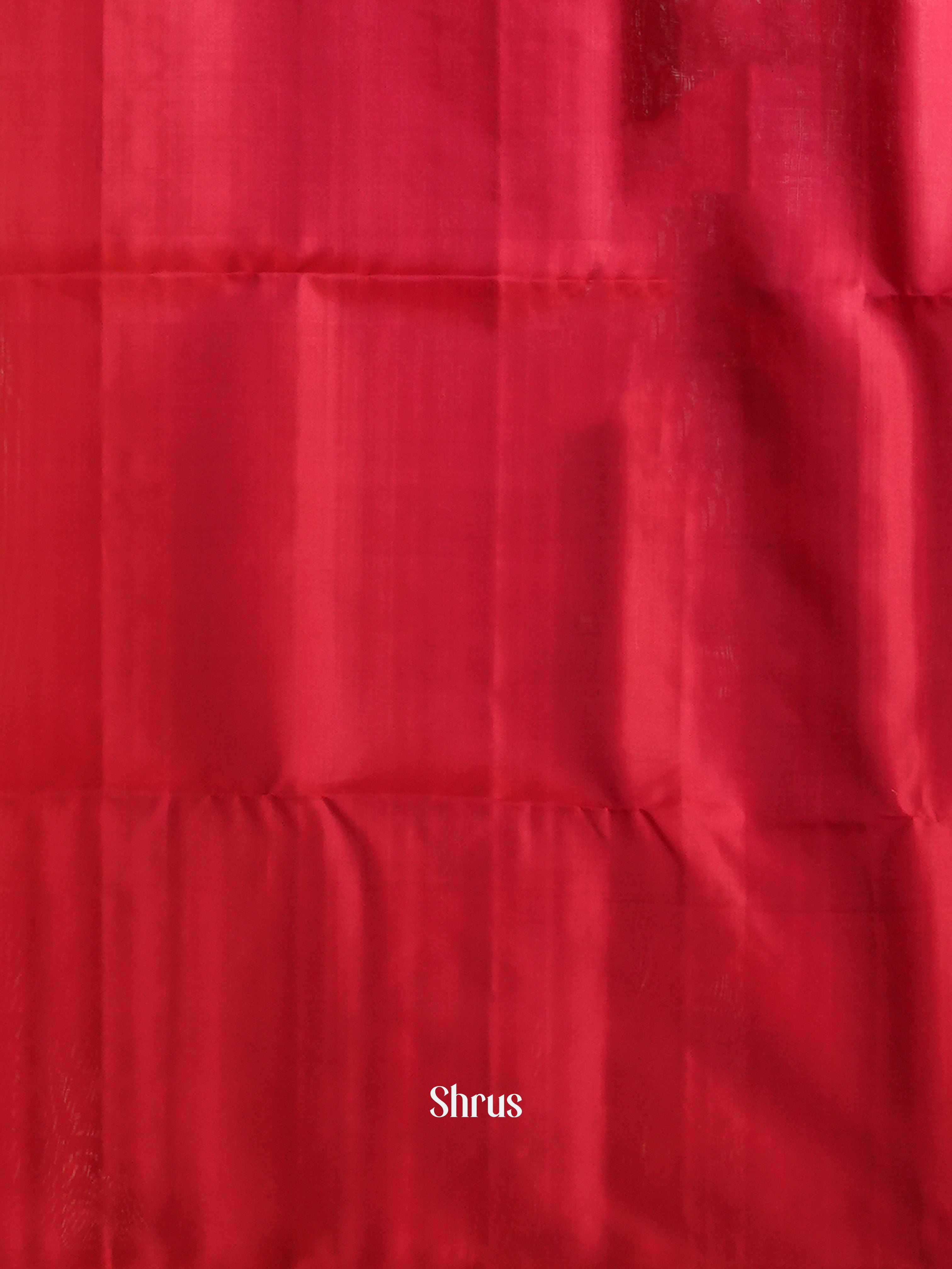 Orange & Reddish Pink - Soft Silk Saree - Shop on ShrusEternity.com