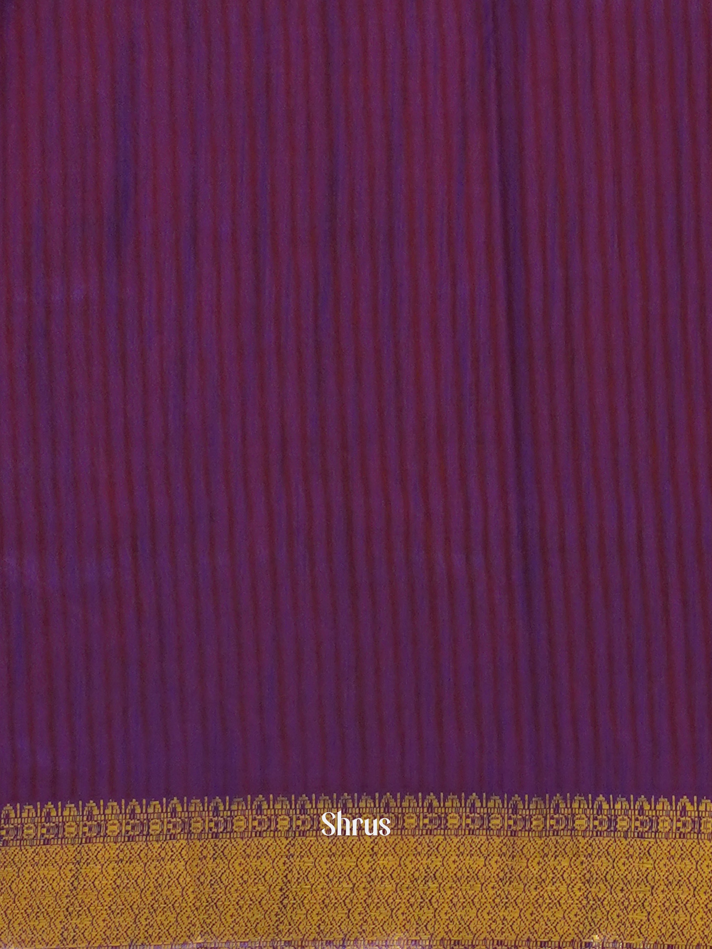 Pink & Purple - Semi Patola Saree - Shop on ShrusEternity.com