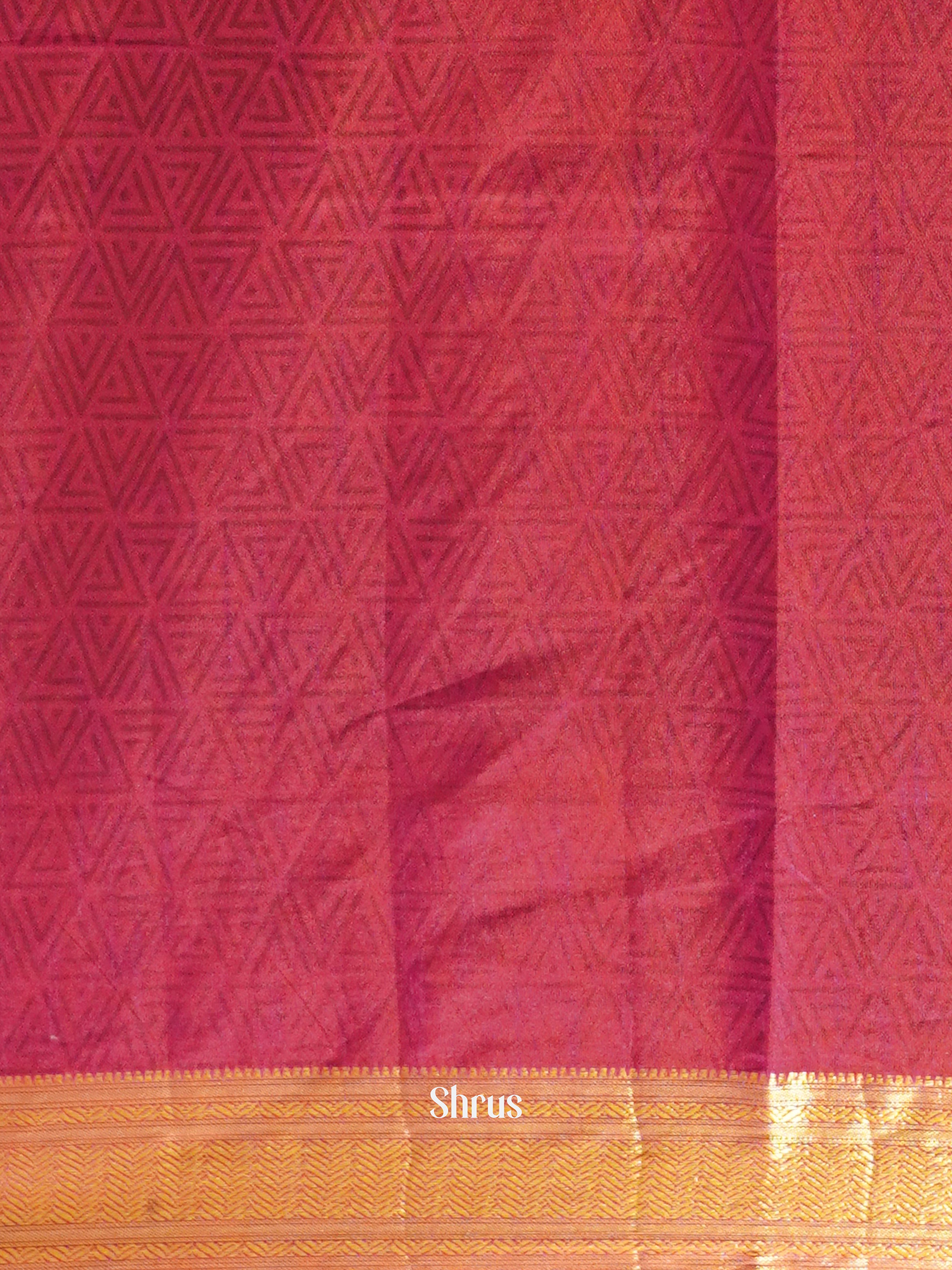 Purple & Pink - Semi Patola Saree - Shop on ShrusEternity.com