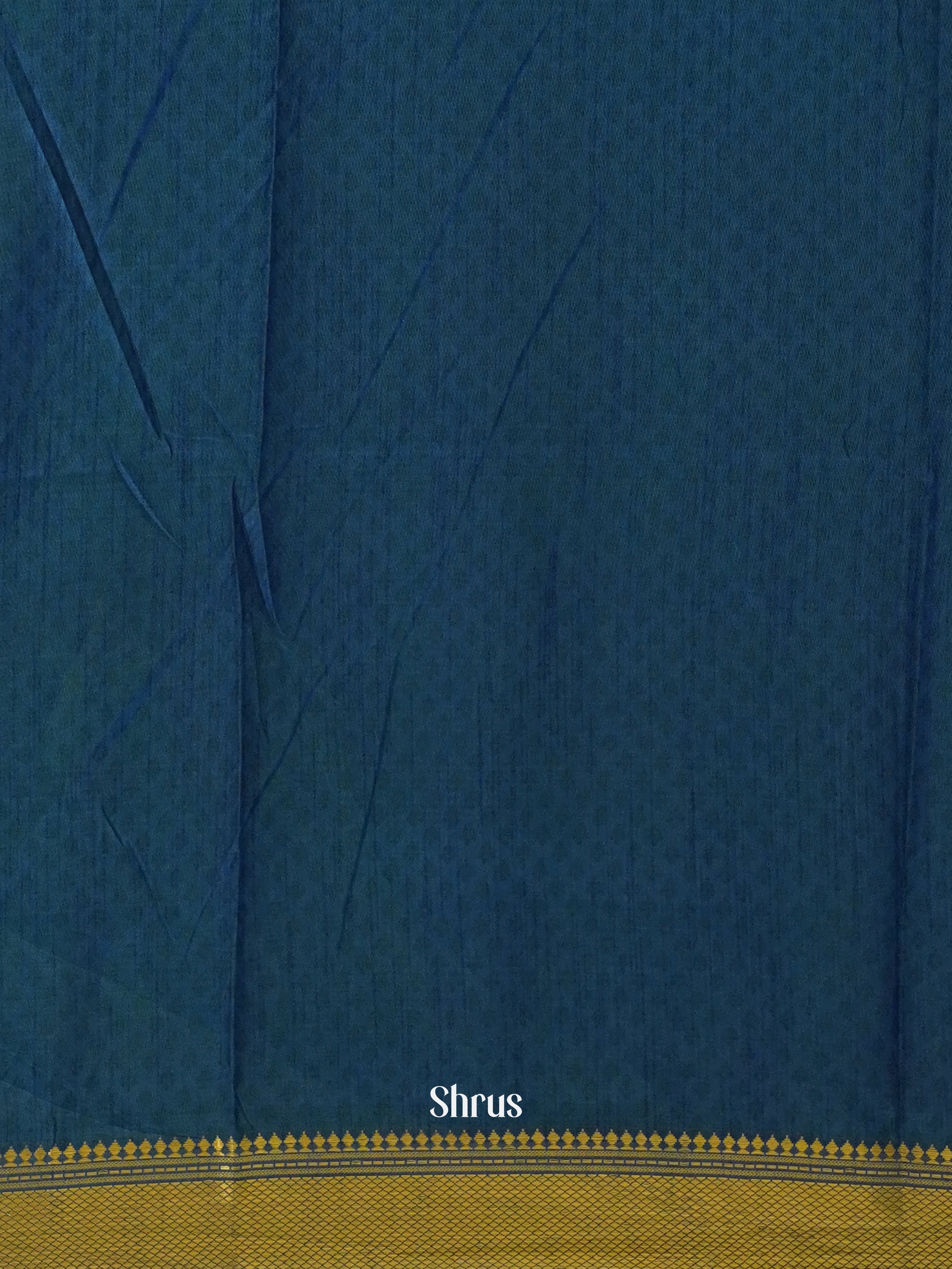 Green & Blue- Semi Patola Saree - Shop on ShrusEternity.com