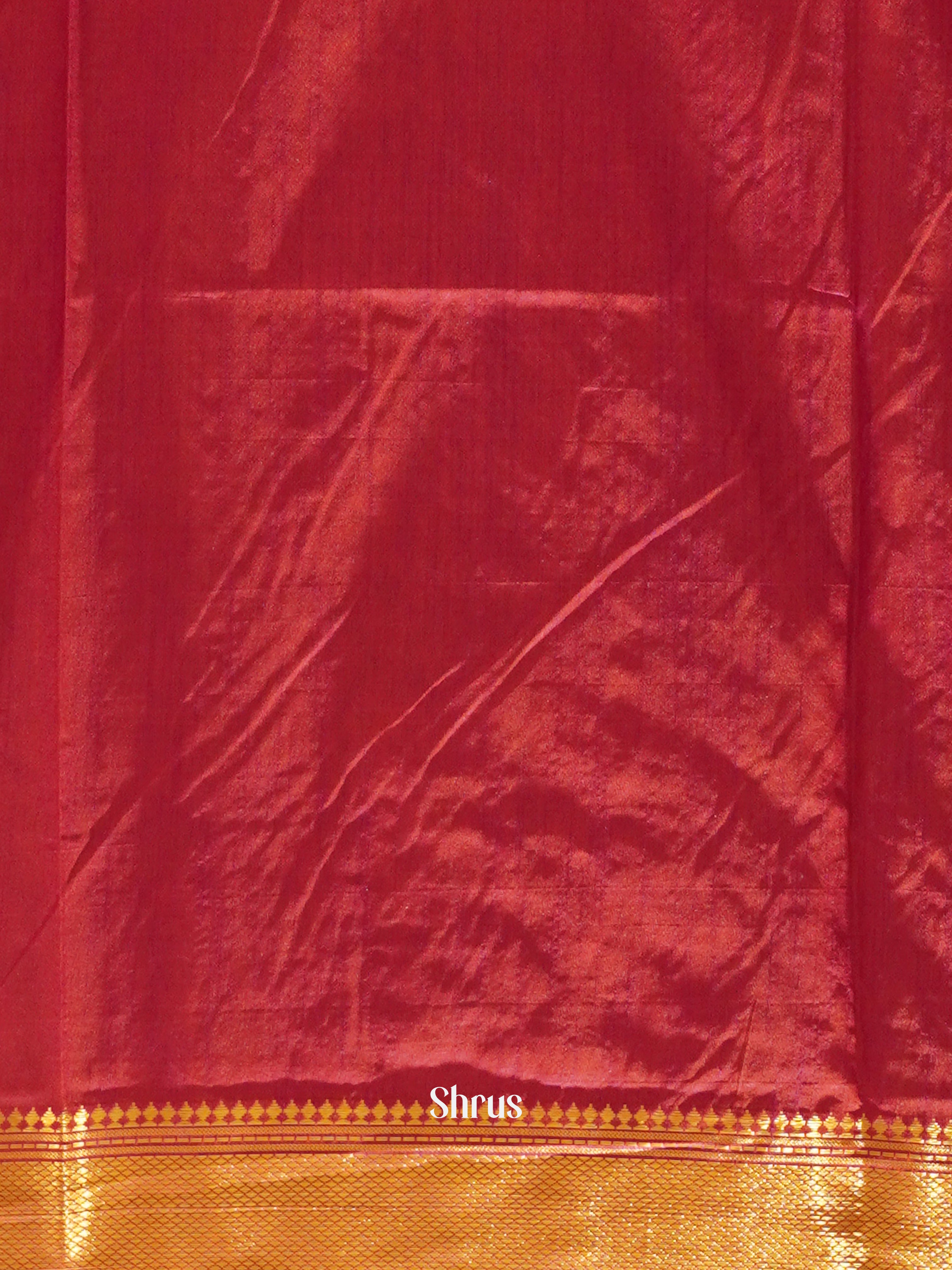 Blue & Pink - Semi Patola Saree - Shop on ShrusEternity.com