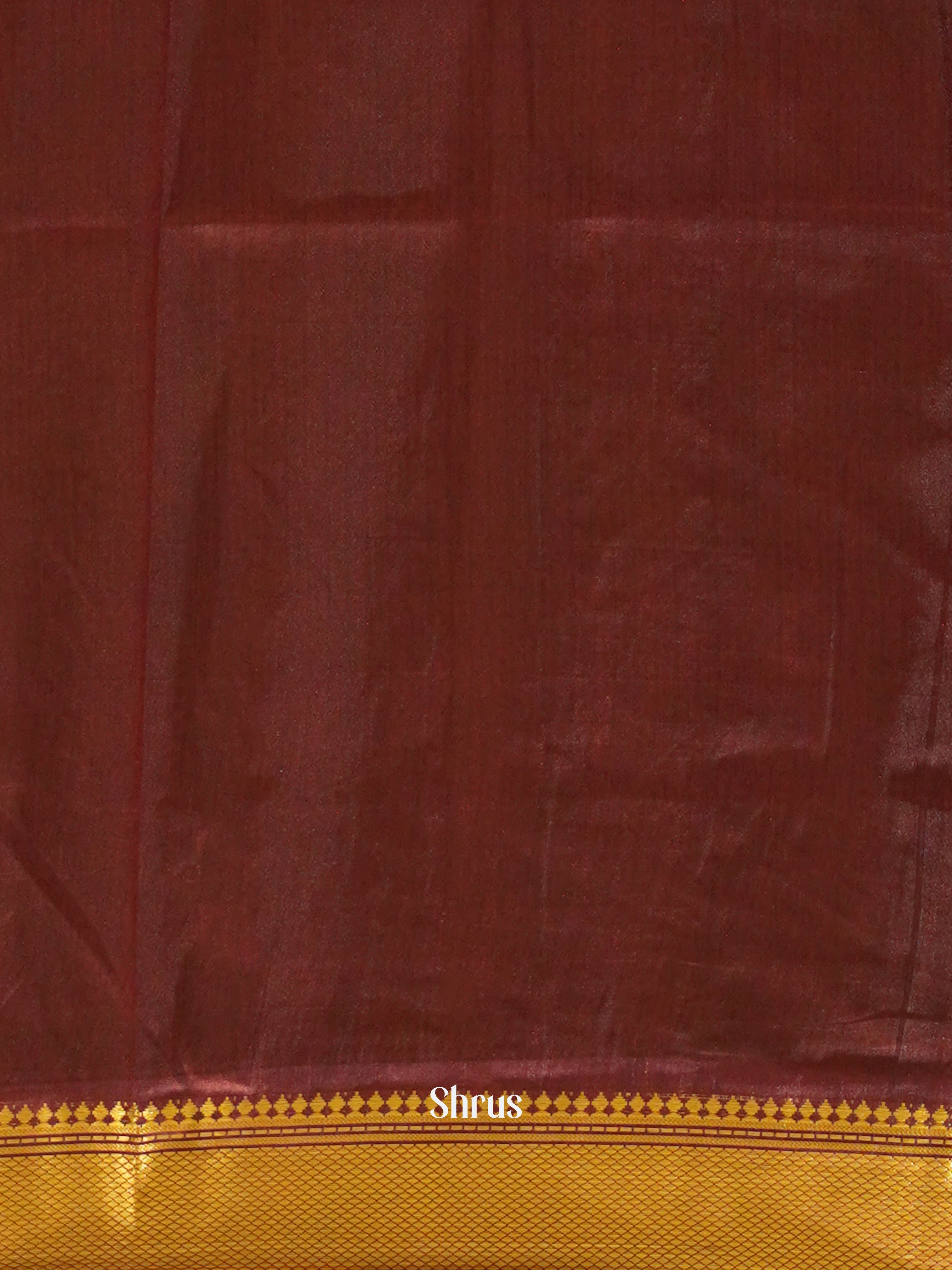 Black & Maroon - Semi Patola Saree - Shop on ShrusEternity.com
