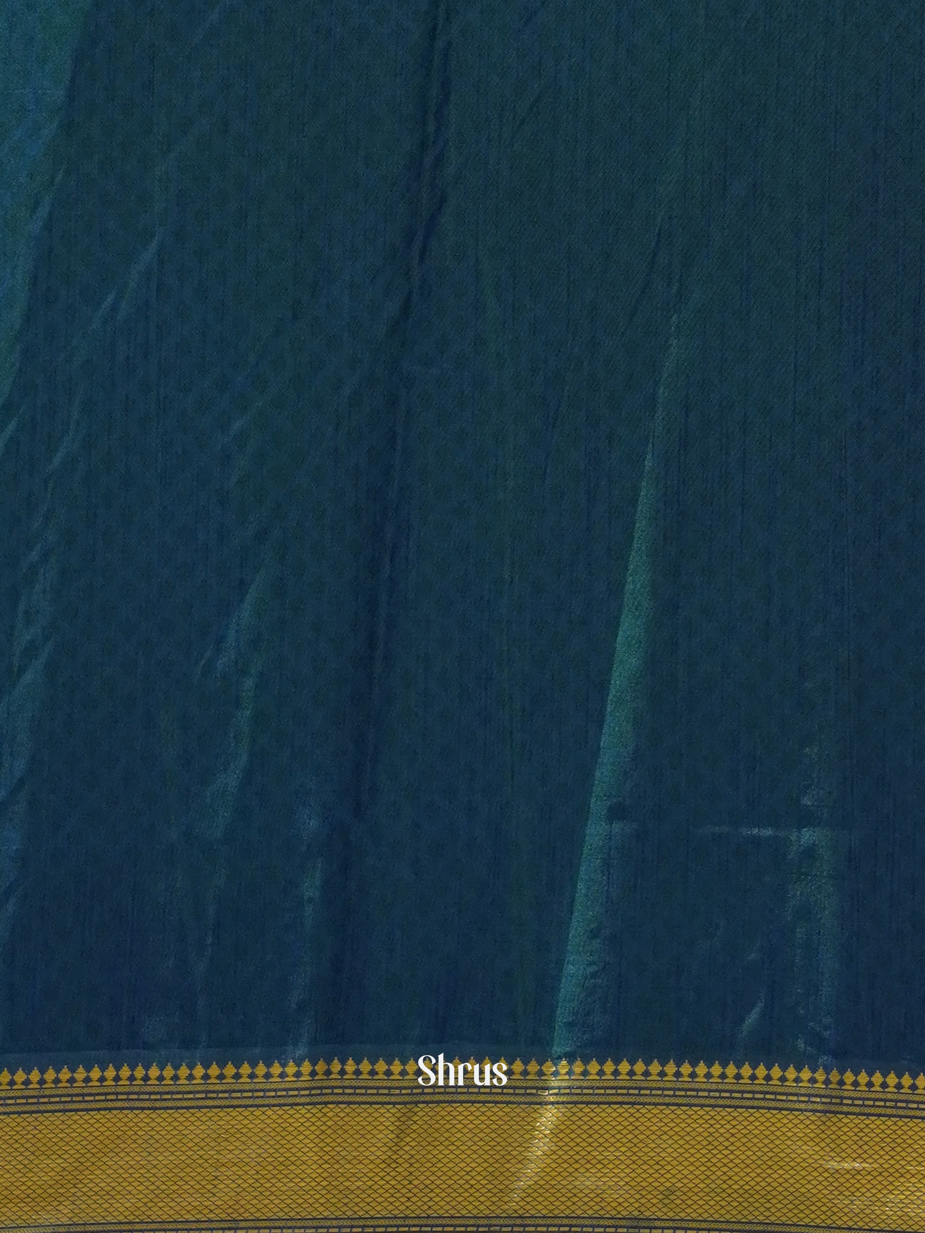 Green & Blue - Semi Patola Saree - Shop on ShrusEternity.com