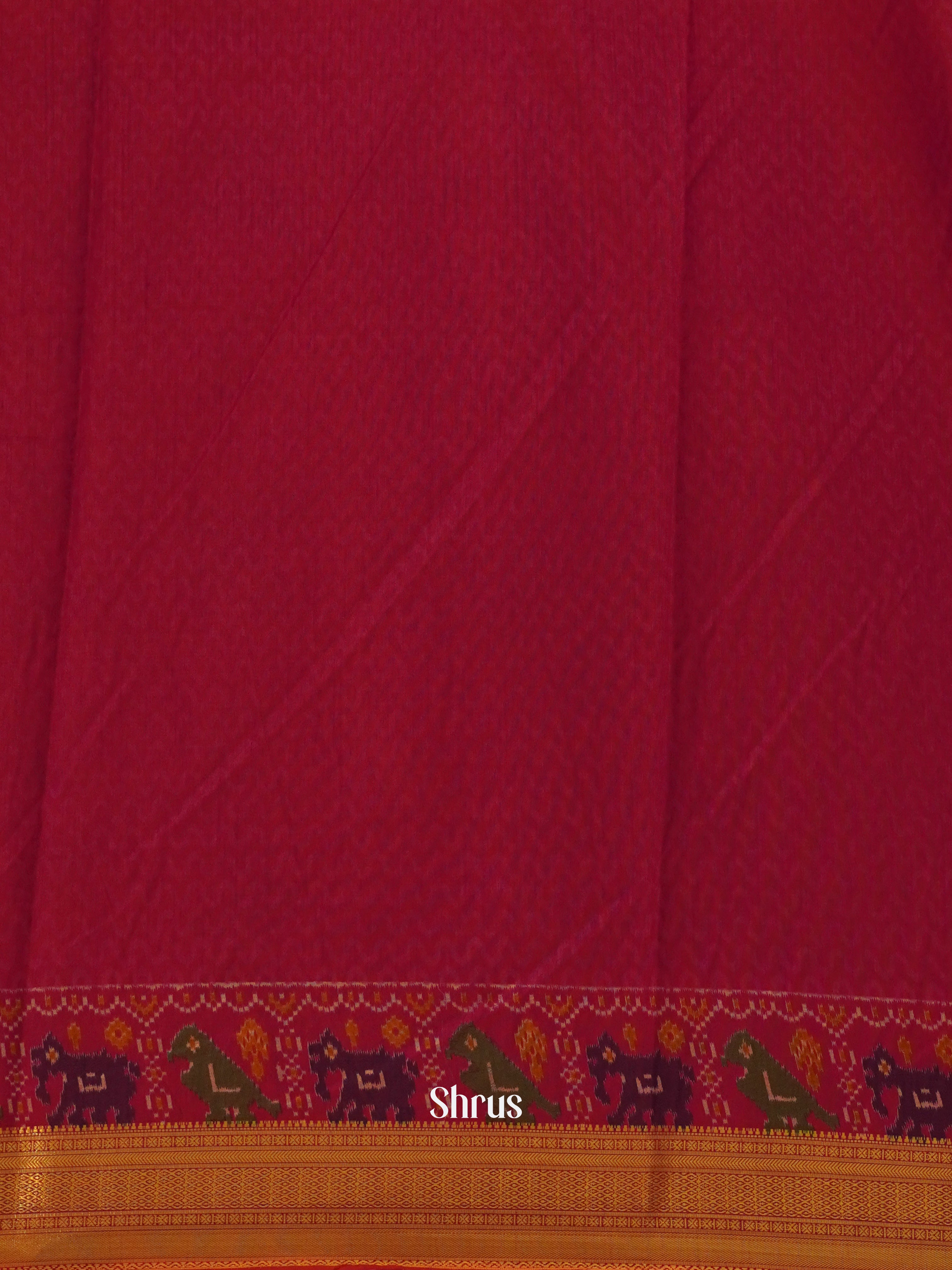 Purple & Pink - Semi Patola Saree - Shop on ShrusEternity.com