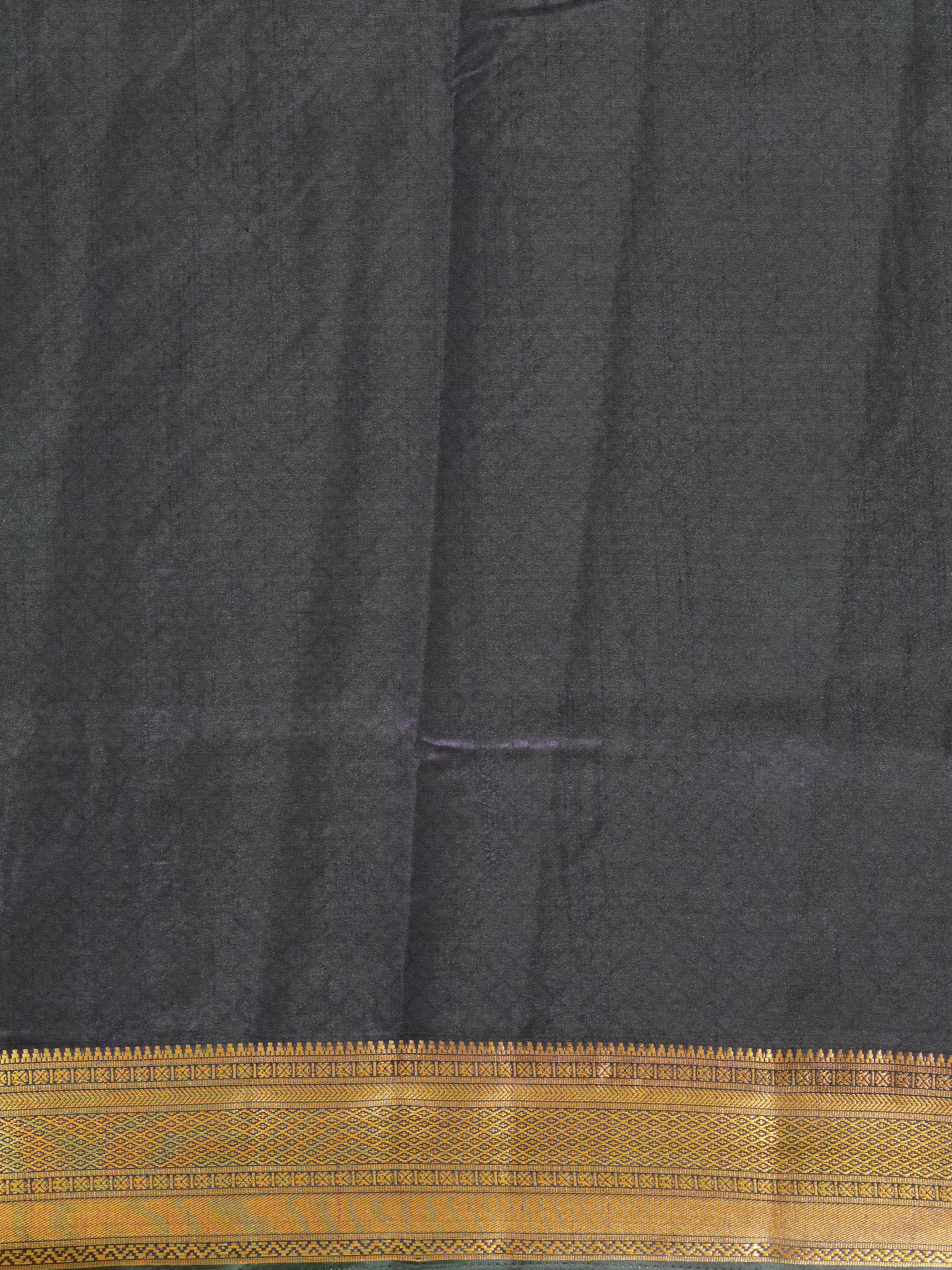 Blue & Pink - Semi Patola Saree - Shop on ShrusEternity.com