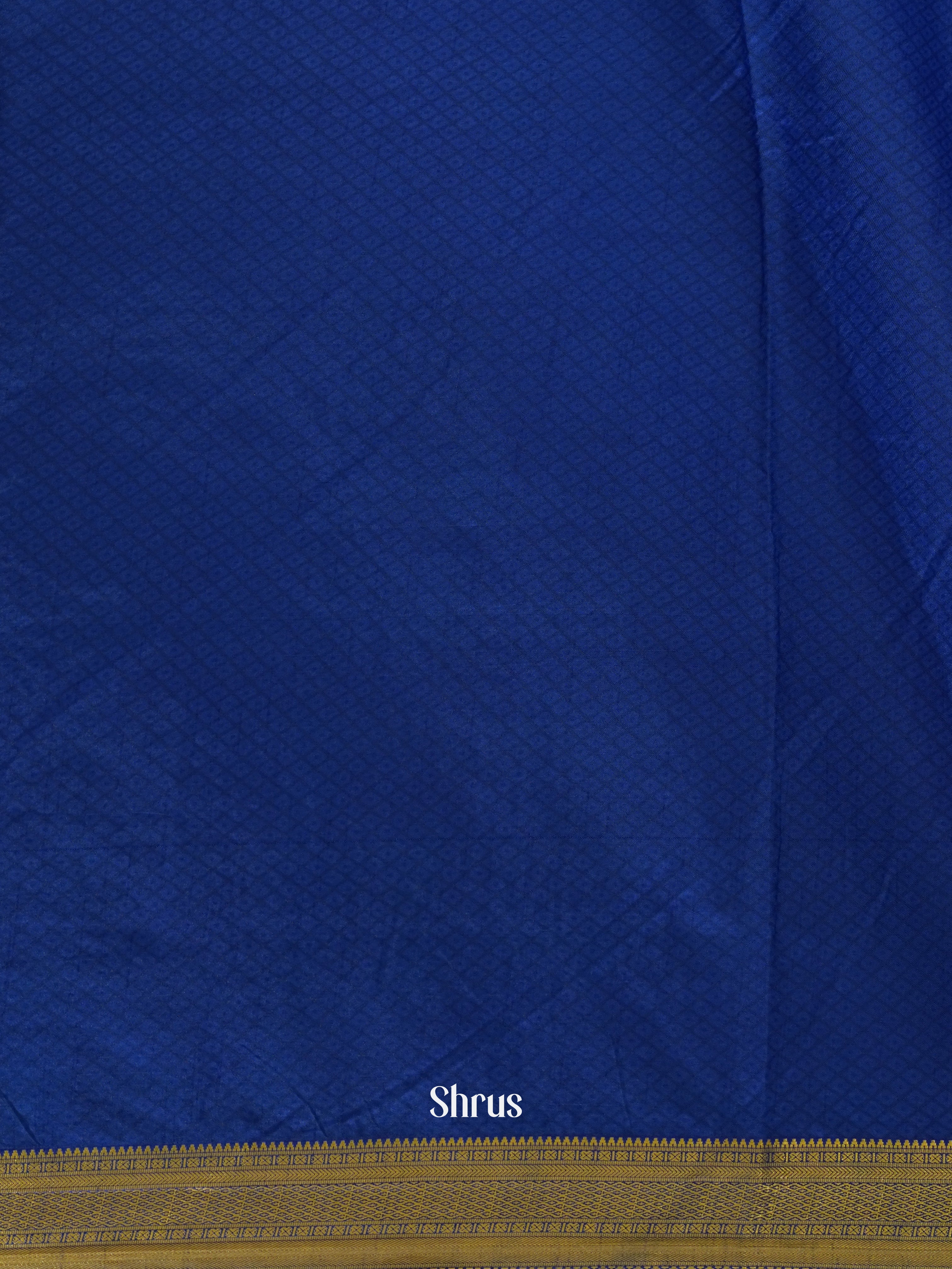 Blue & Purple - Semi Patola Saree - Shop on ShrusEternity.com