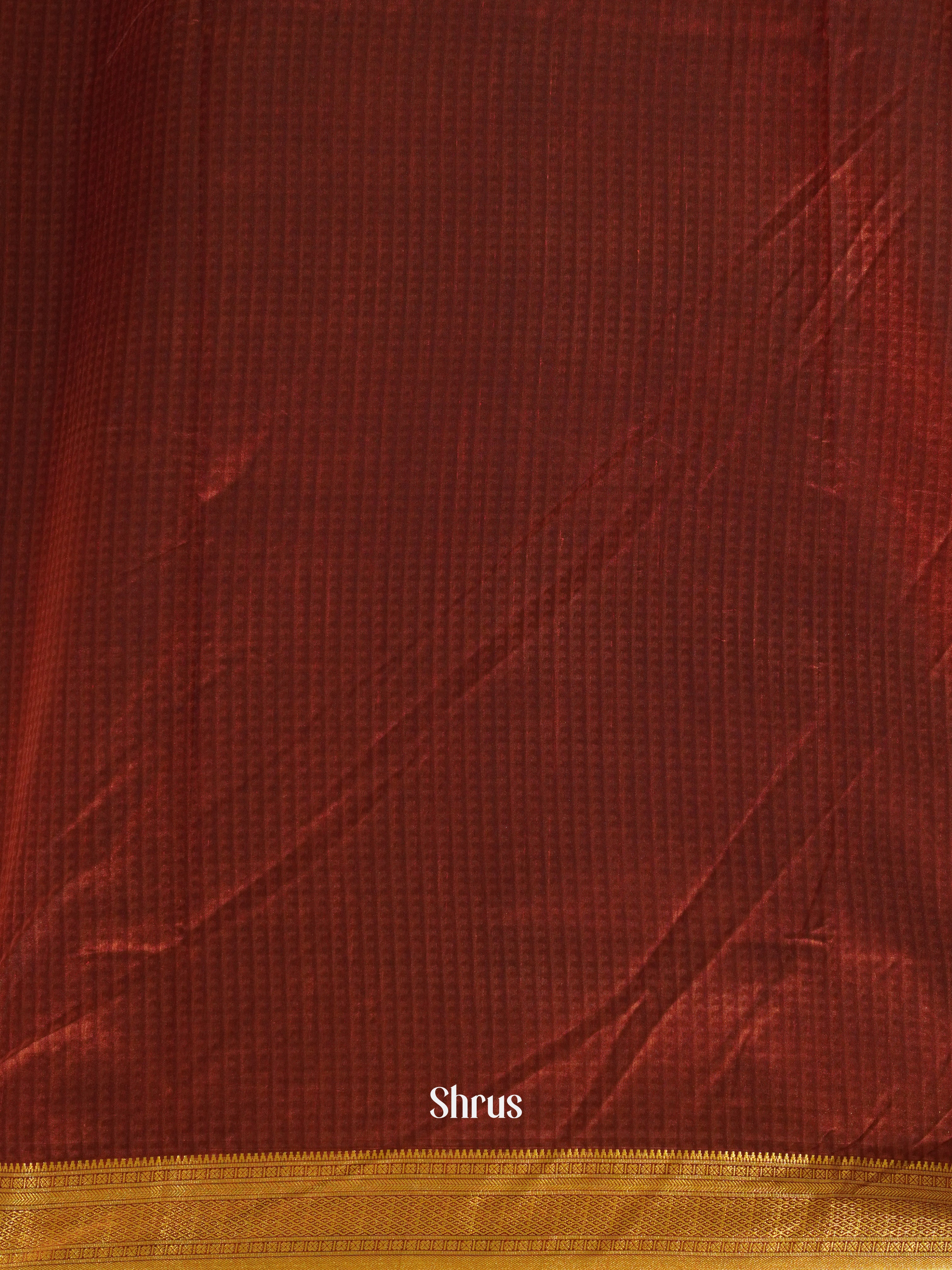 Black & Maroon - Semi Patola Saree - Shop on ShrusEternity.com