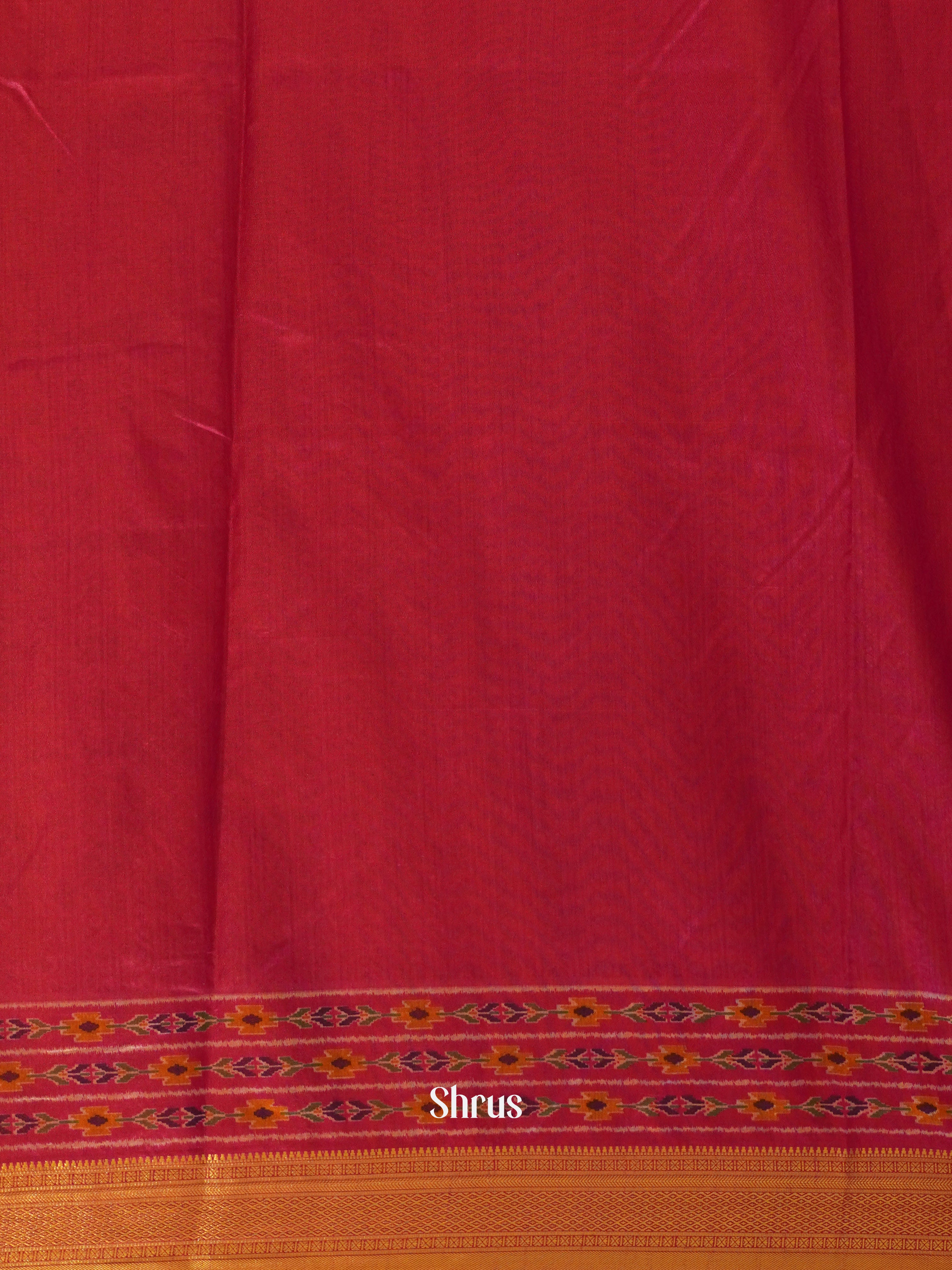 Purple & Pink - Semi Patola Saree - Shop on ShrusEternity.com