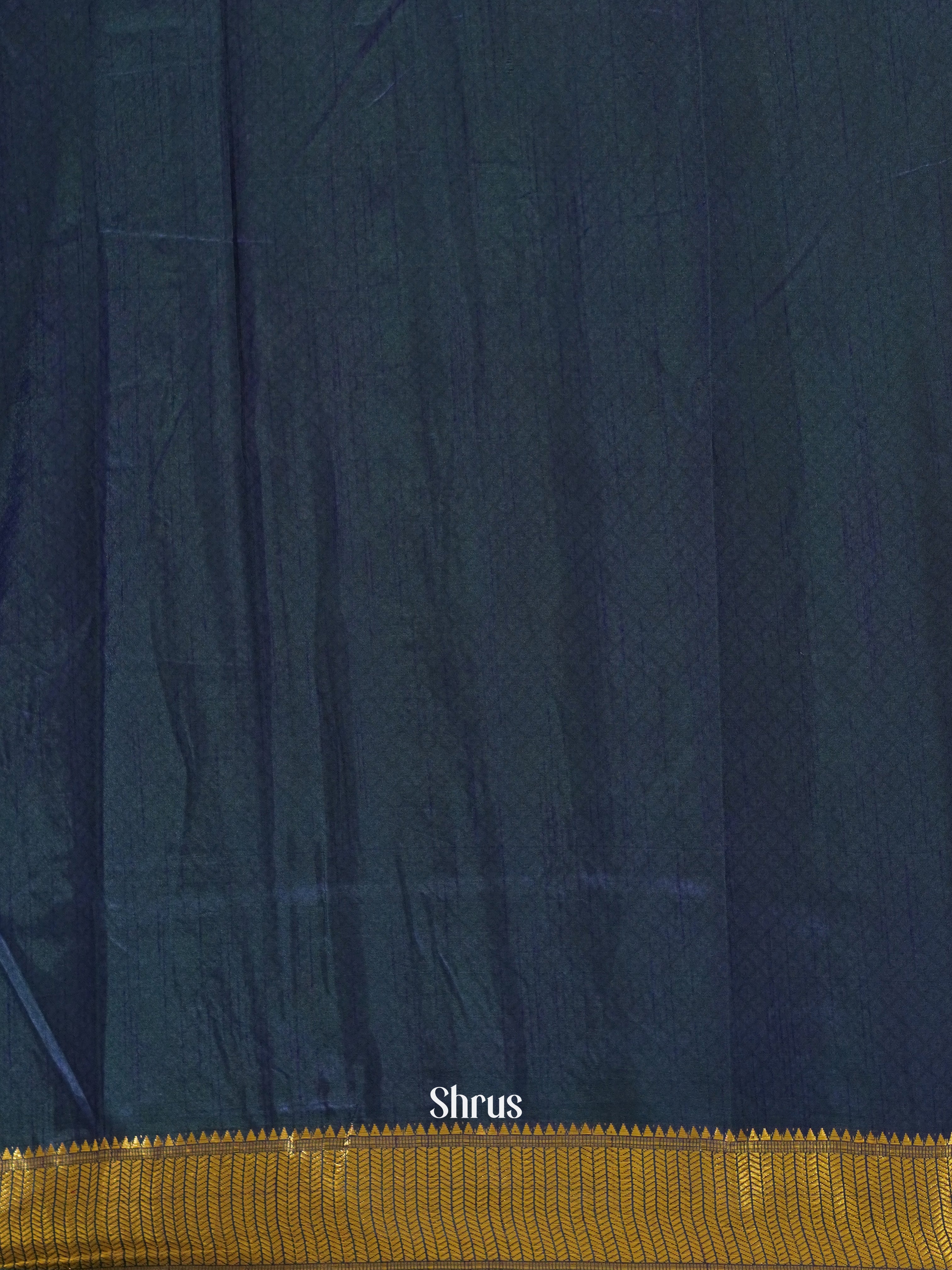 Teal & Blue- Semi Patola Saree - Shop on ShrusEternity.com