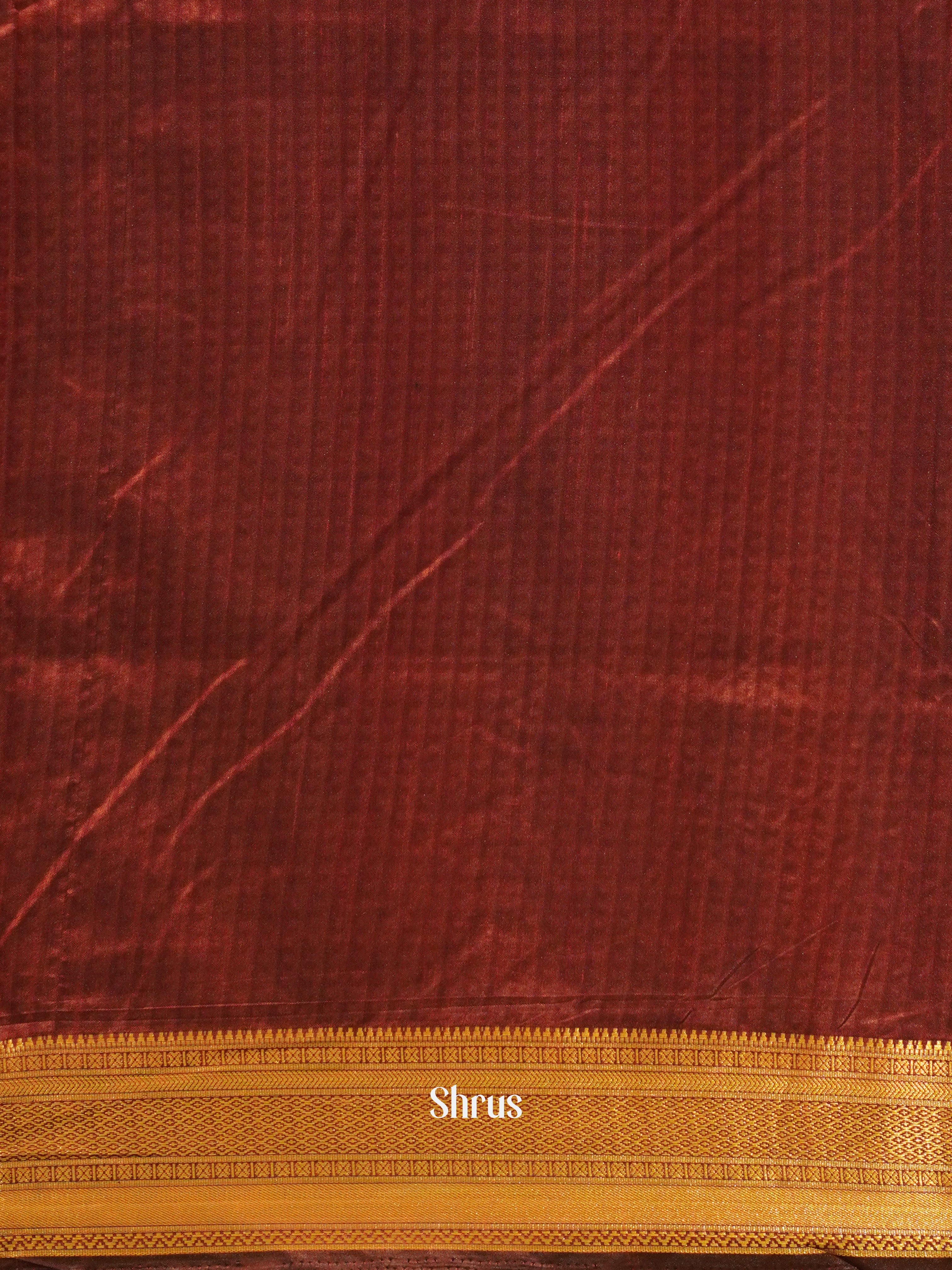Black & Maroon - Semi Patola Saree - Shop on ShrusEternity.com