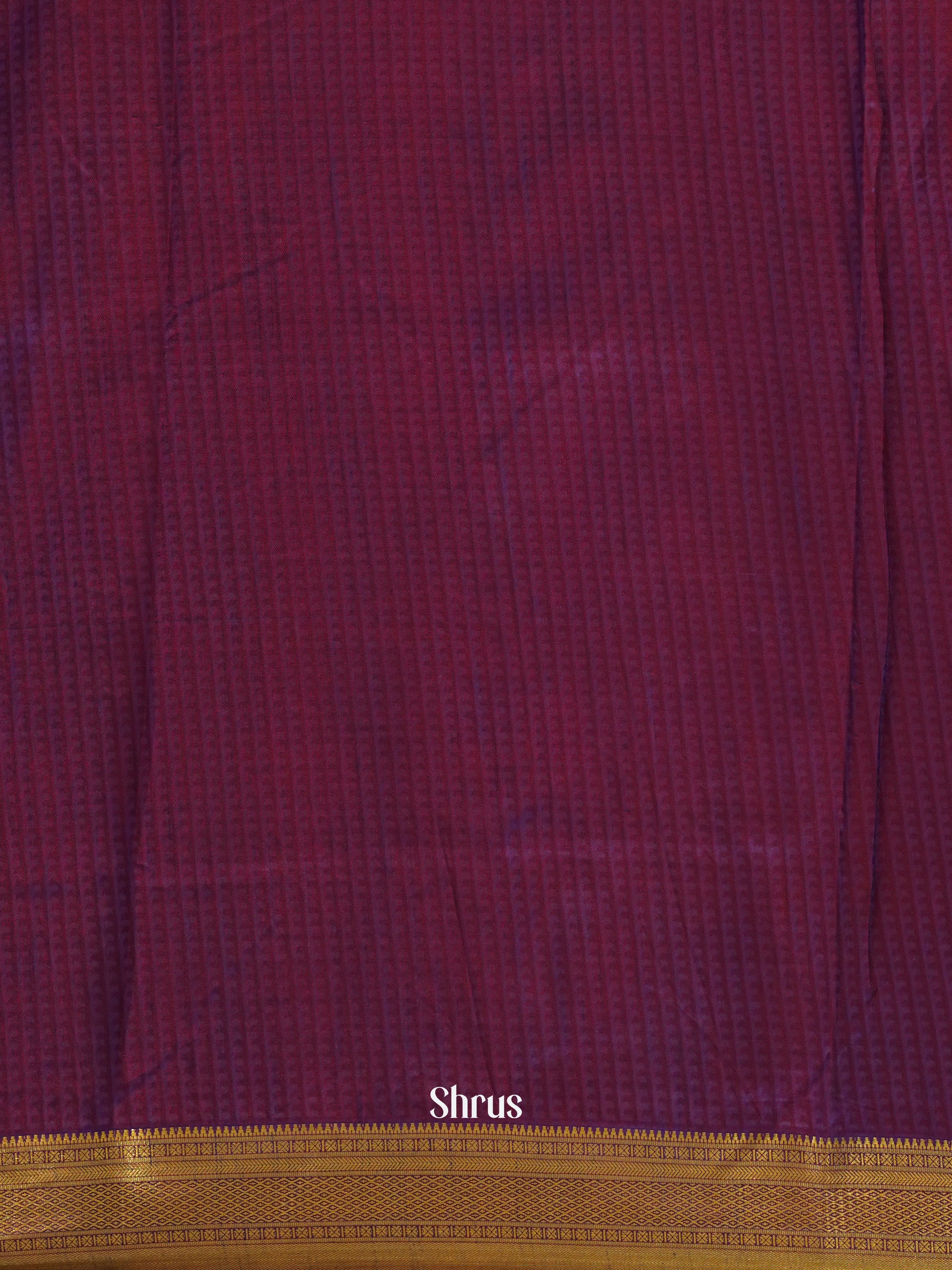 Pink & Purple - Semi Patola Saree - Shop on ShrusEternity.com