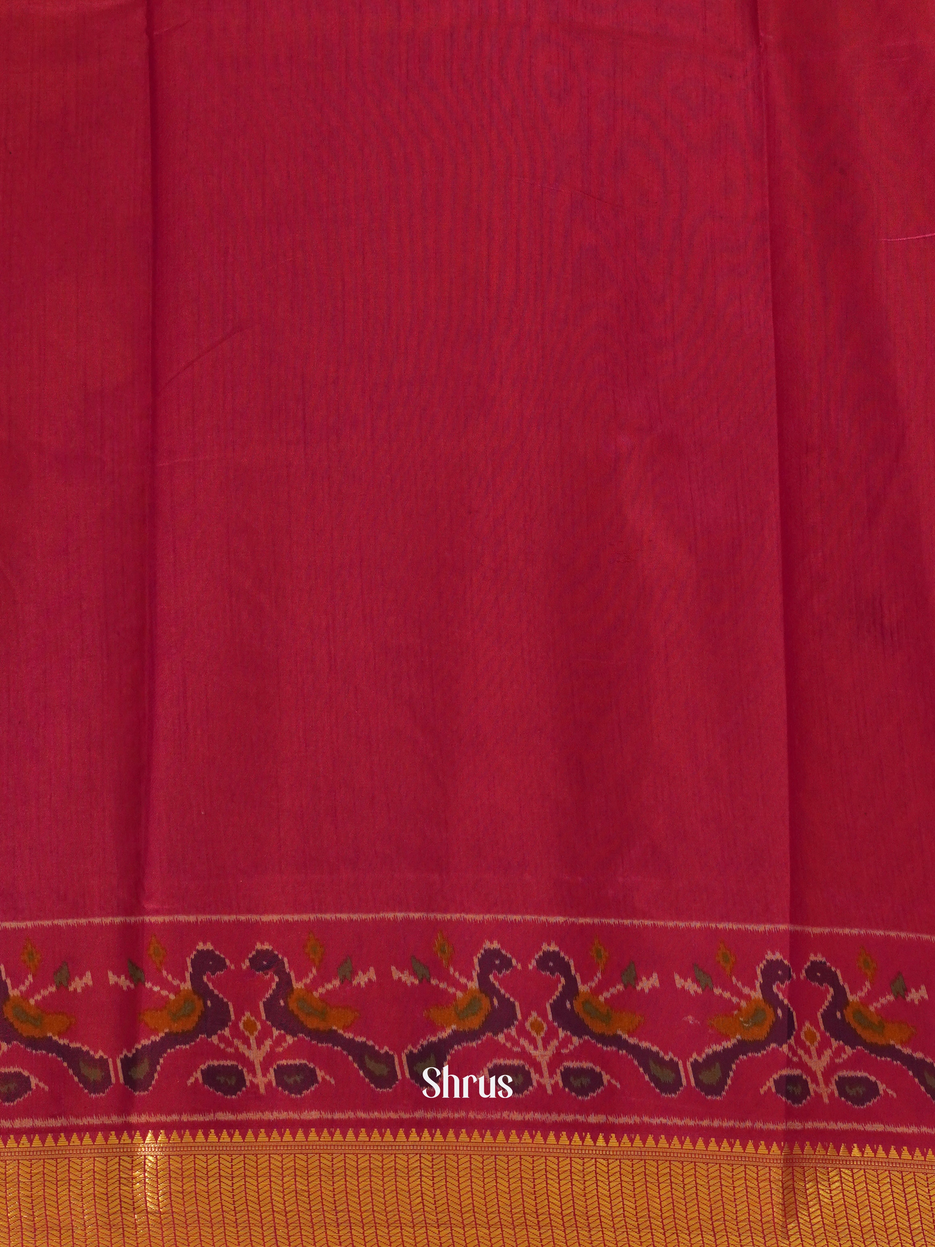 Purple & Pink - Semi Patola Saree - Shop on ShrusEternity.com