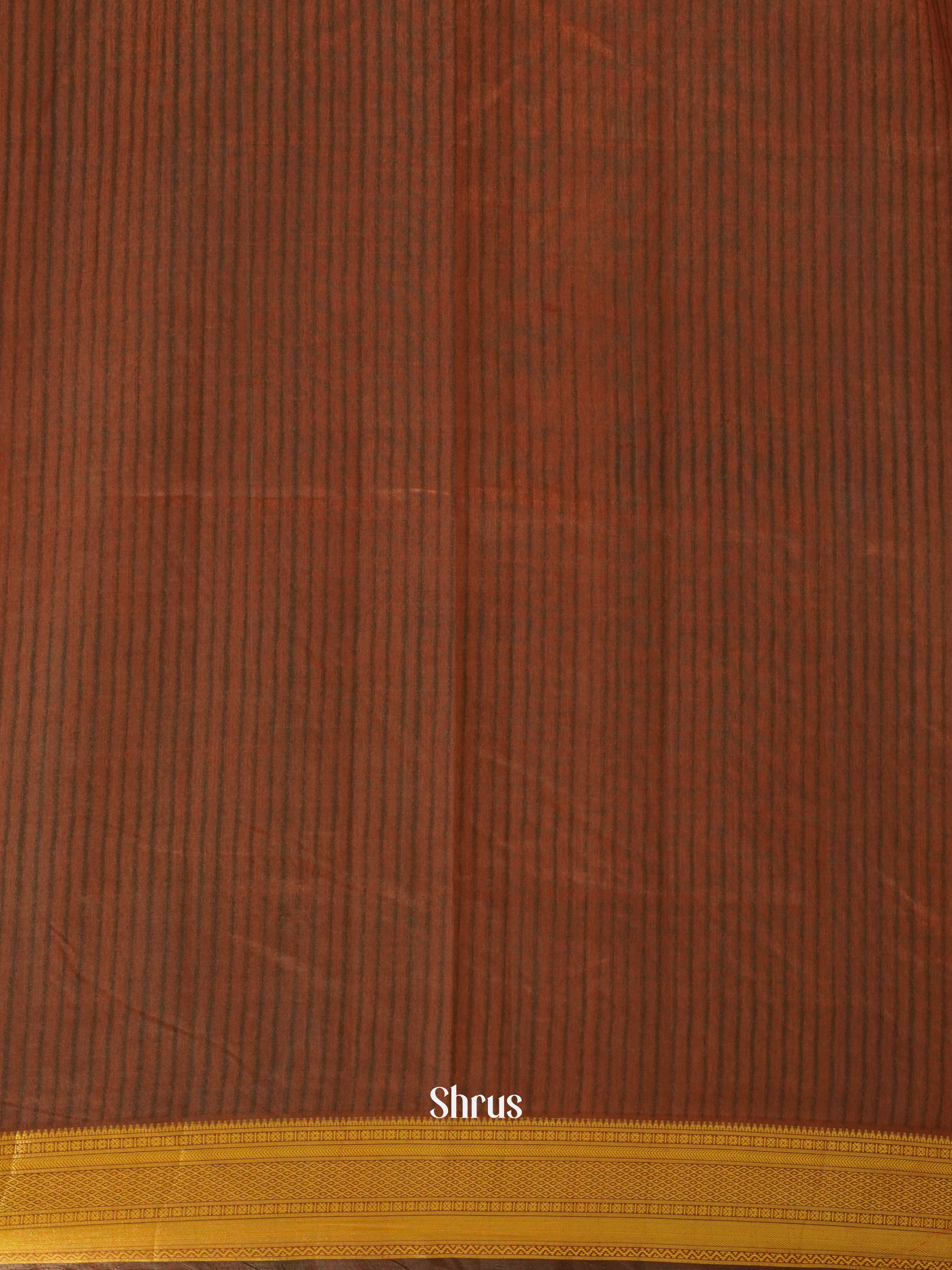 Green & Brown - Semi Patola Saree - Shop on ShrusEternity.com