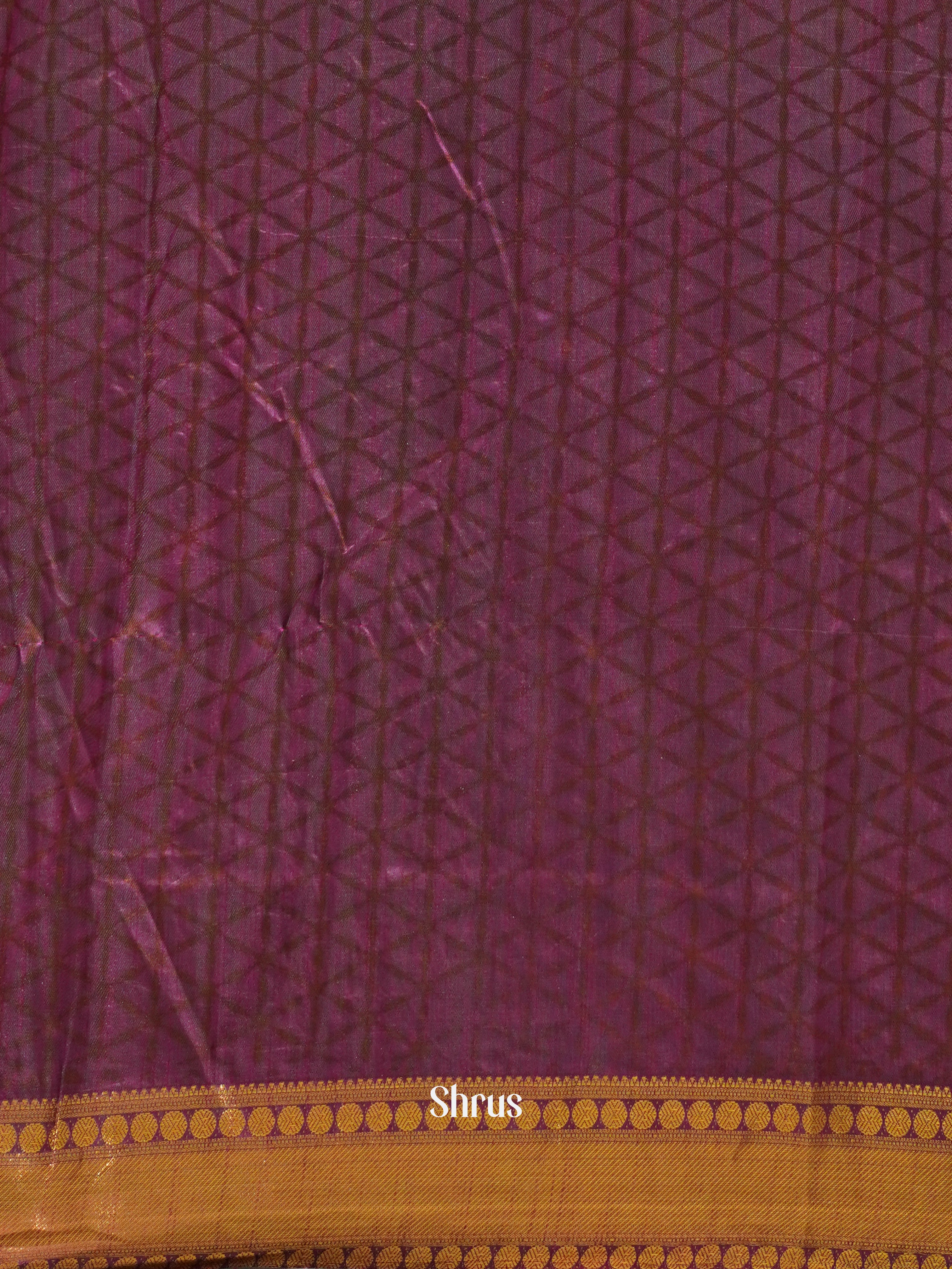 Blue & Purple - Semi Patola Saree - Shop on ShrusEternity.com