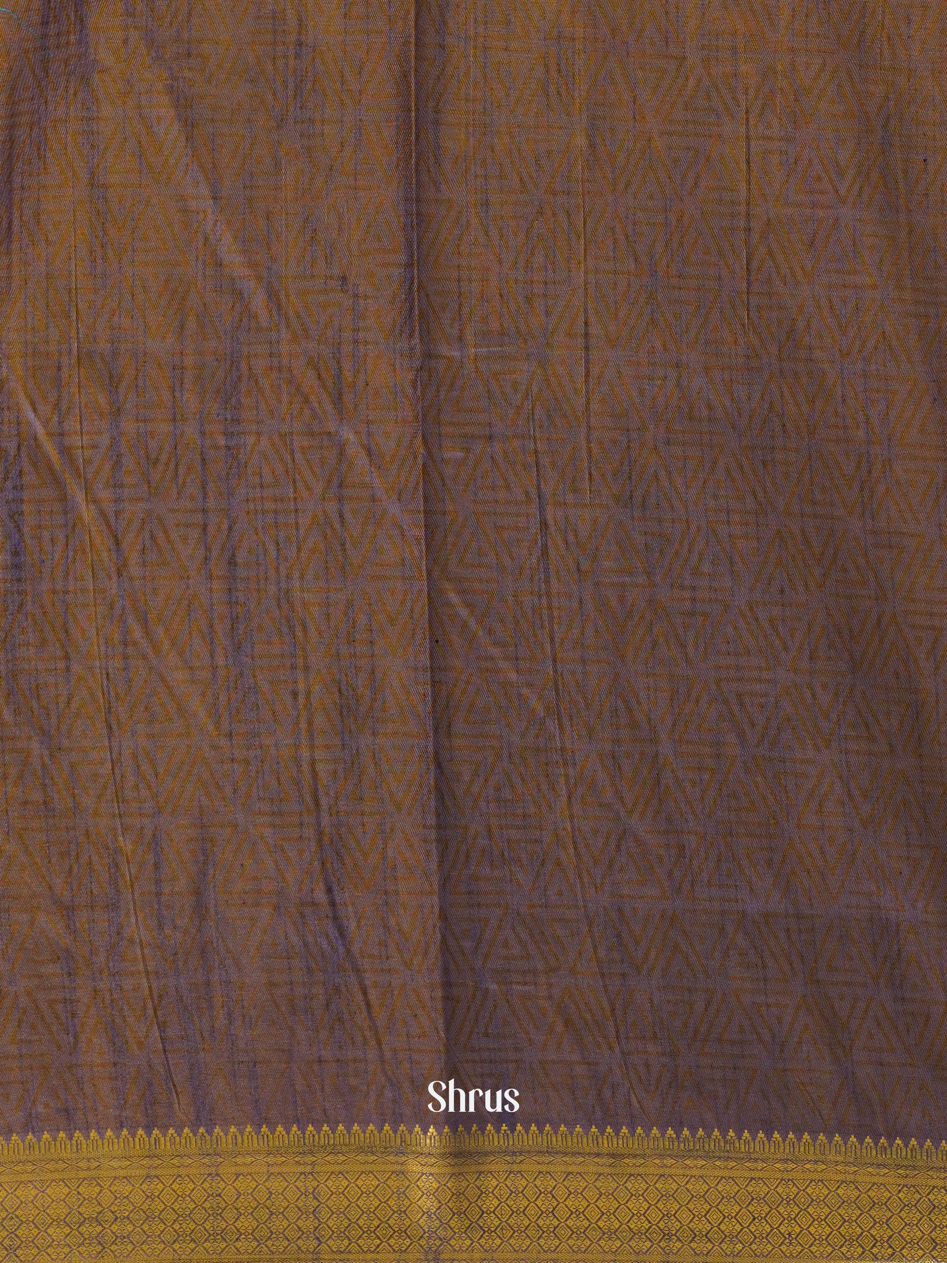 Green & Purple - Semi Patola Saree - Shop on ShrusEternity.com