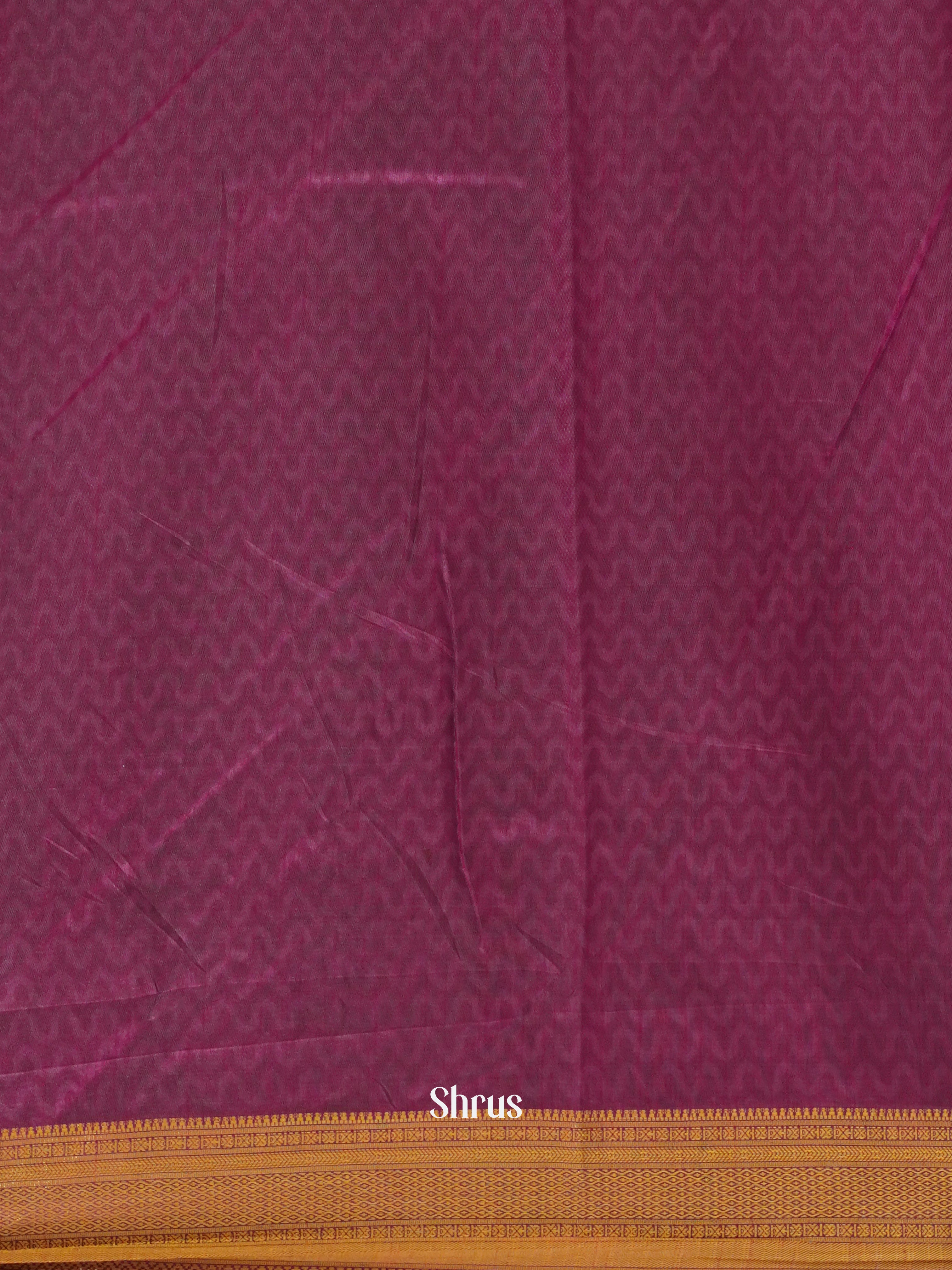 Green & Majenta- Semi Patola Saree - Shop on ShrusEternity.com