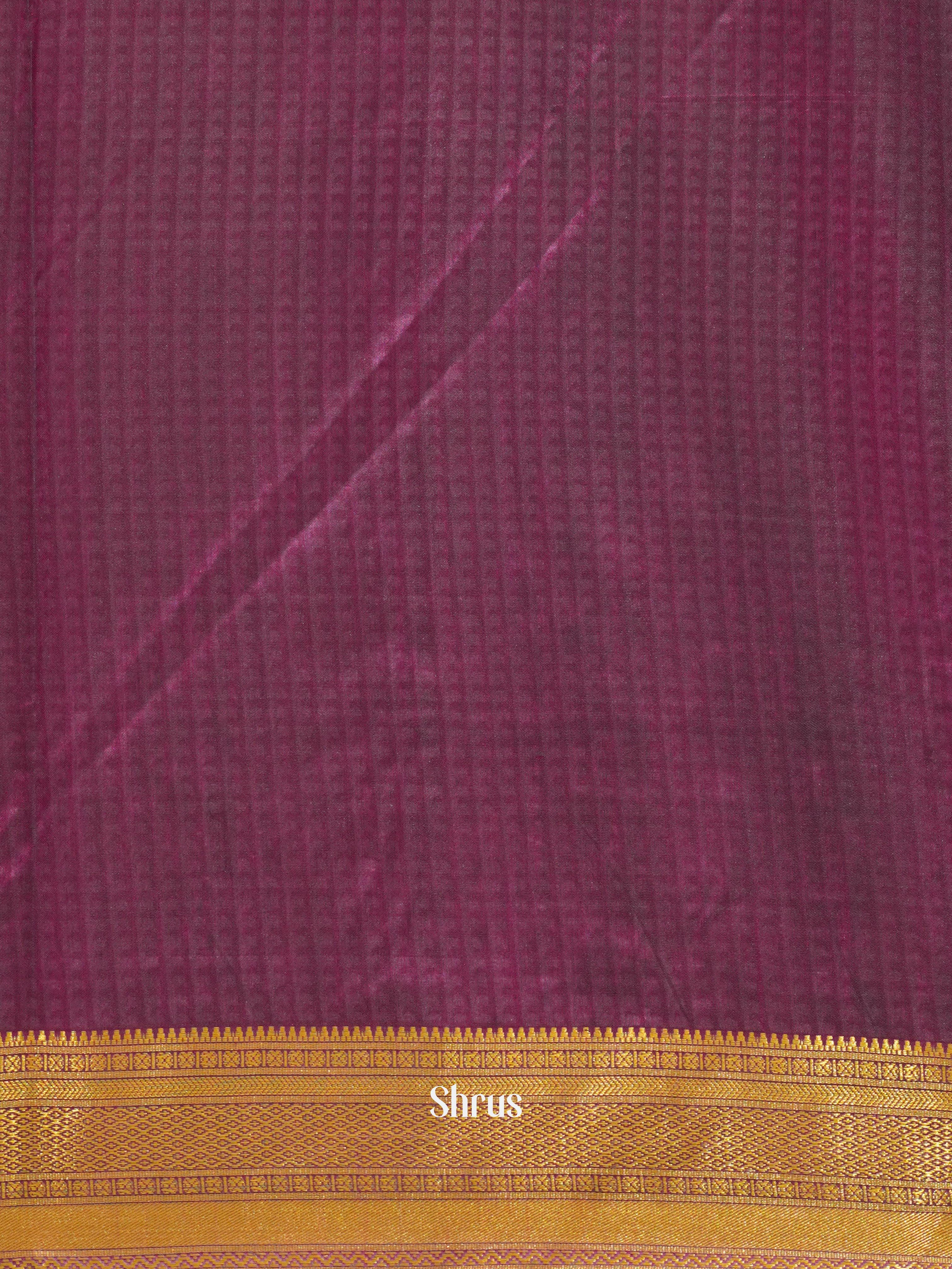 Green & Purple - Semi Patola Saree - Shop on ShrusEternity.com
