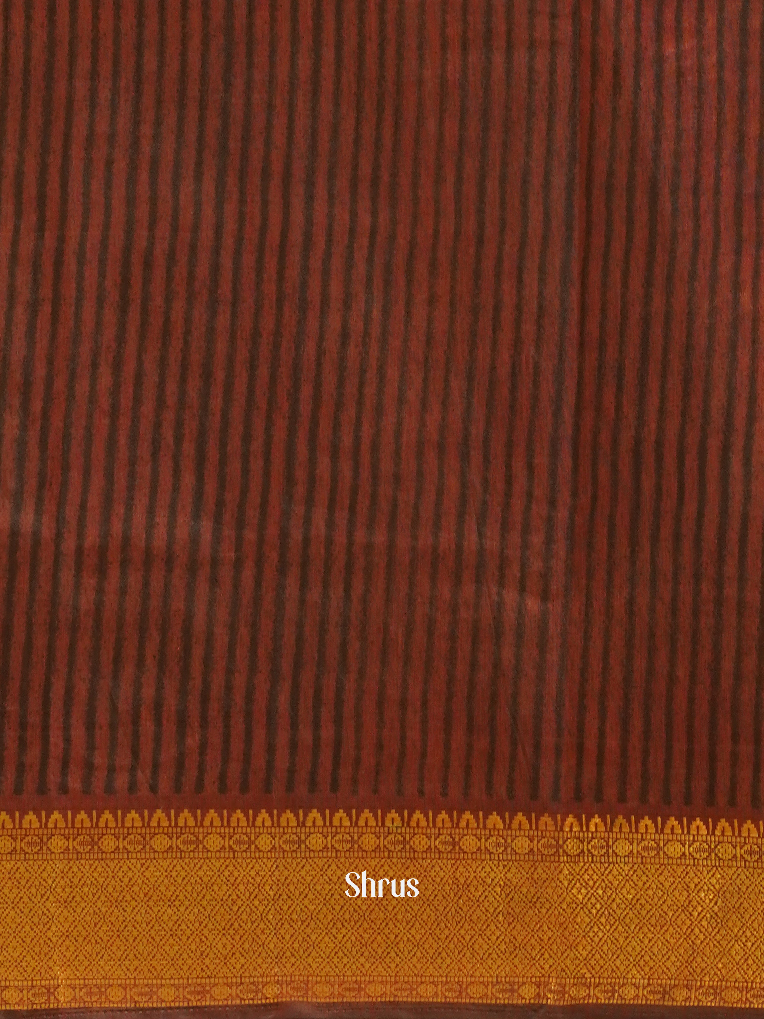 Green & Maroon - Semi Patola Saree - Shop on ShrusEternity.com