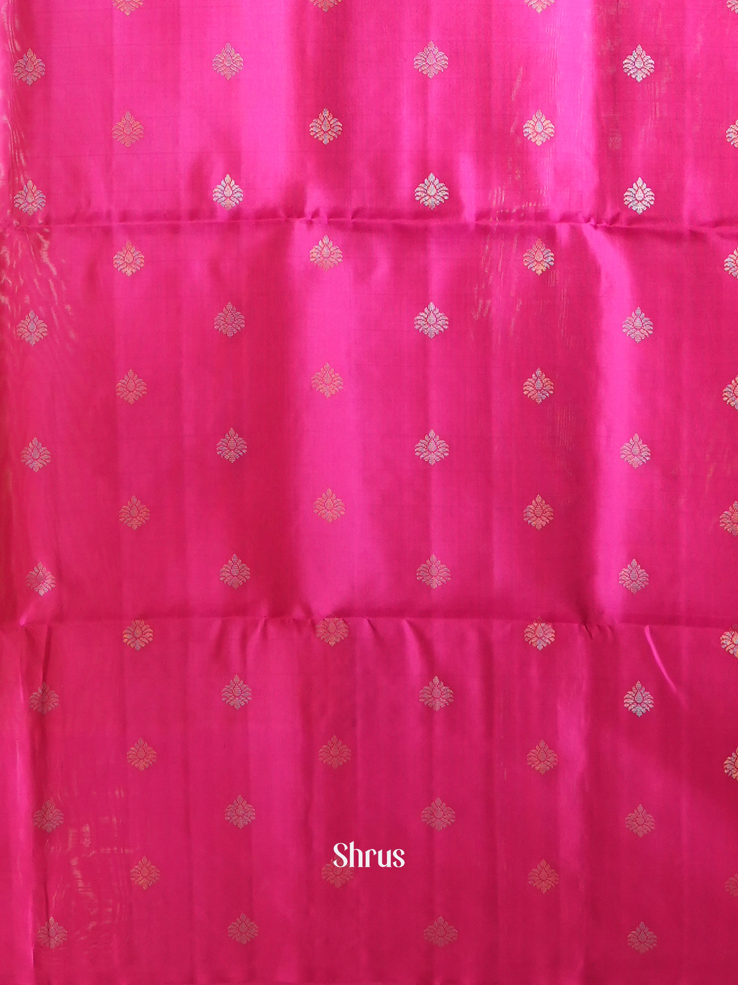 Mambazha Yellow & Pink- Soft Silk Saree - Shop on ShrusEternity.com