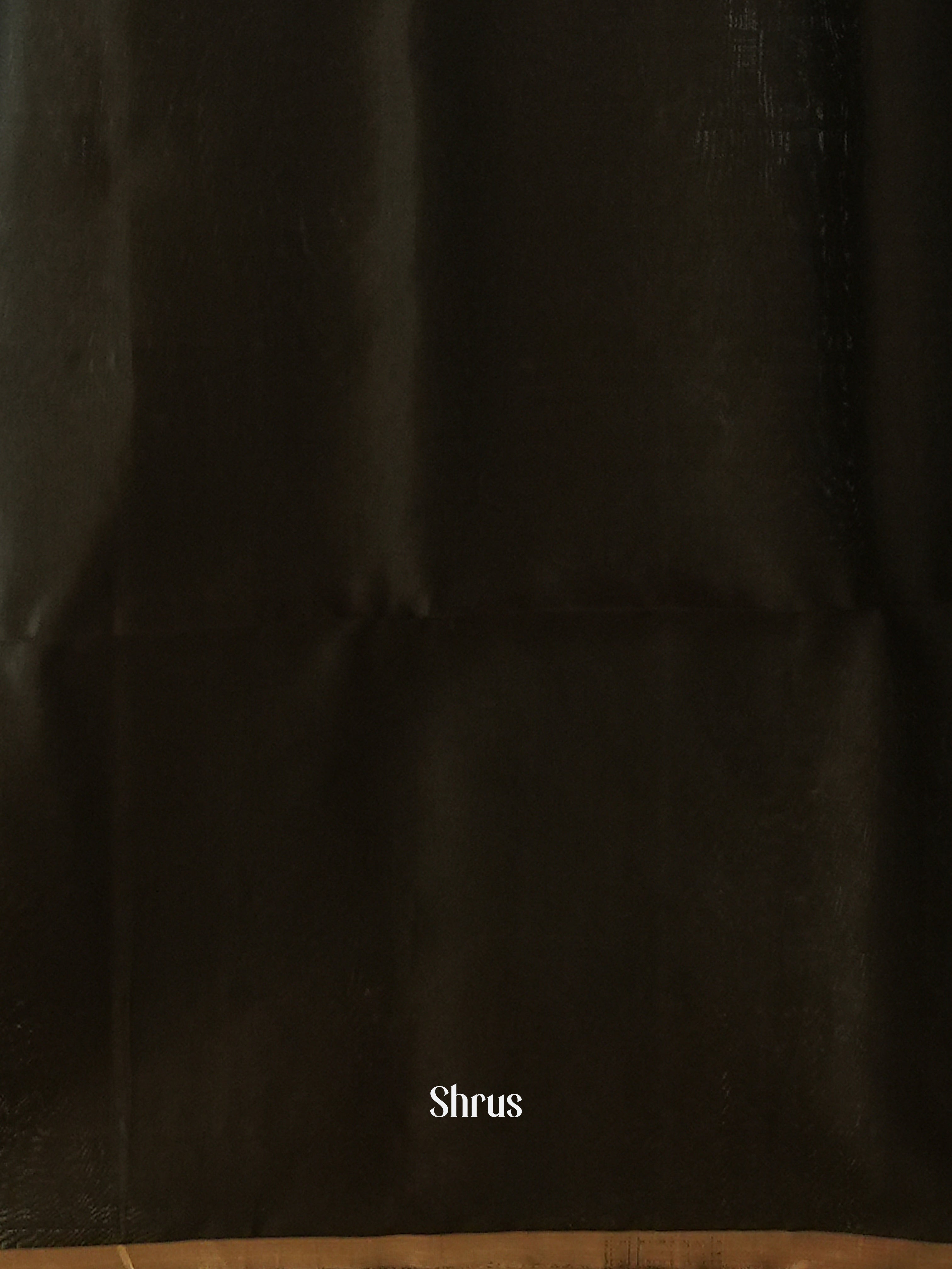 Blue & Black - Soft Silk Saree - Shop on ShrusEternity.com