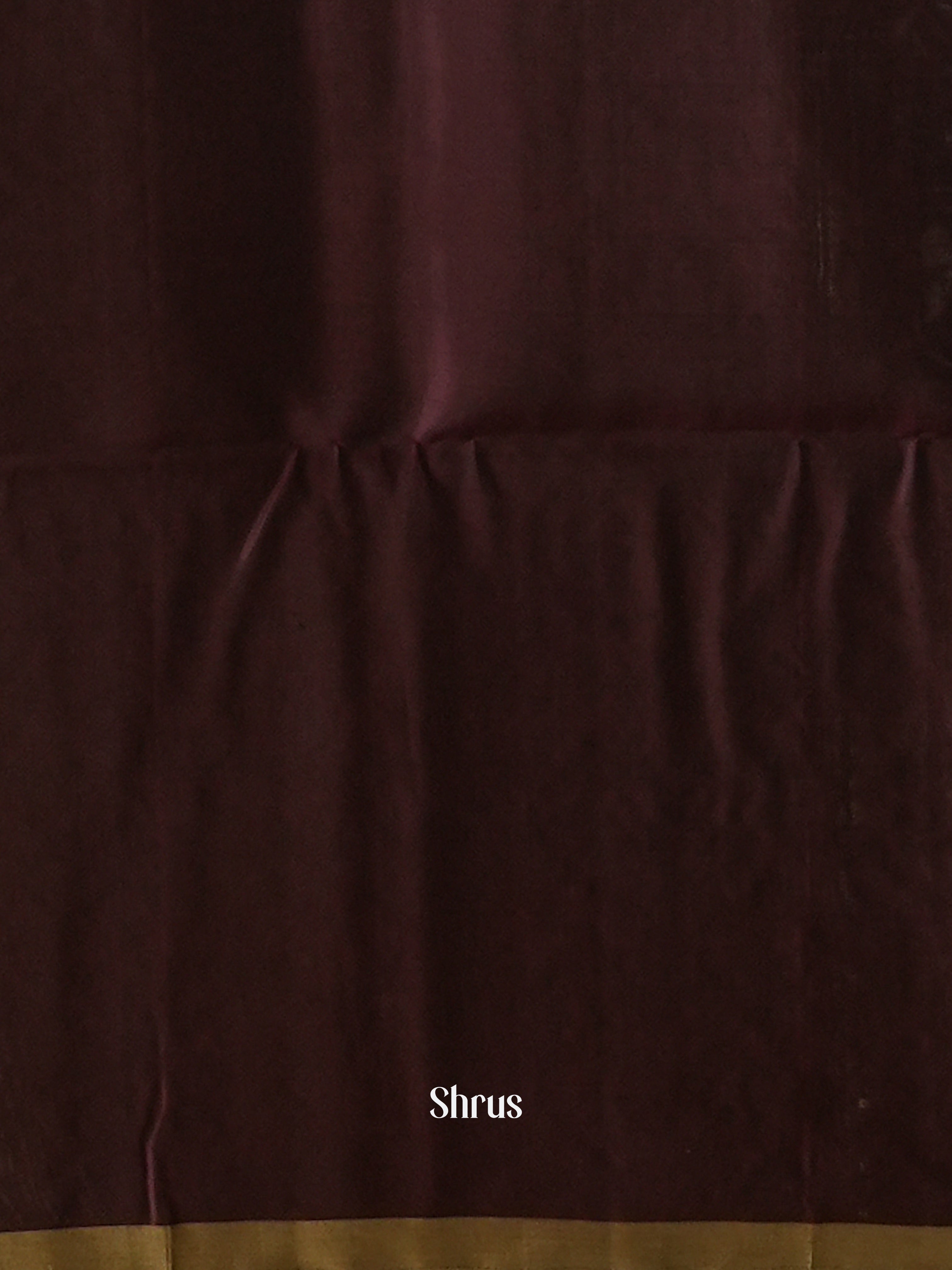 Brown(Single Tone) - Soft Silk Saree - Shop on ShrusEternity.com