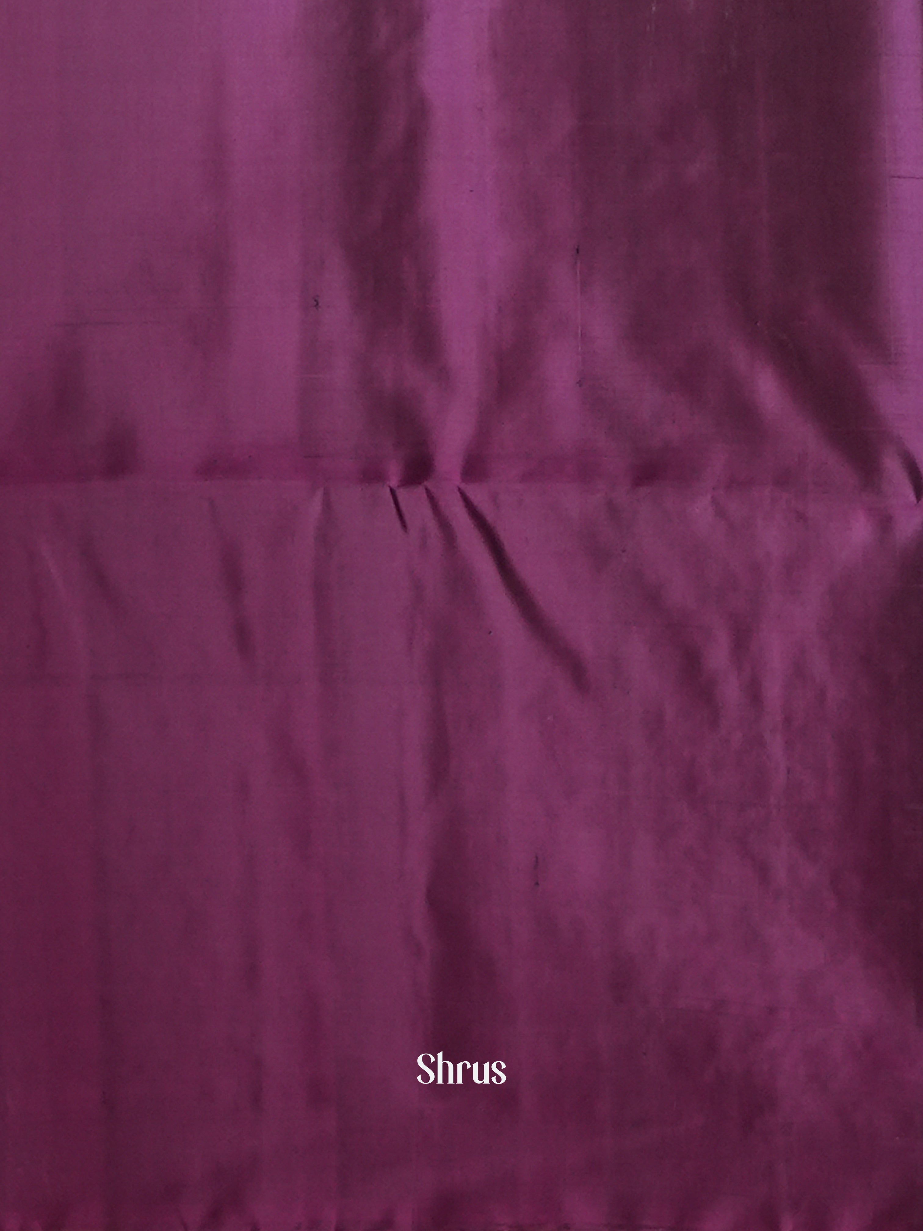 Brick Red & Purple - Soft Silk Saree - Shop on ShrusEternity.com