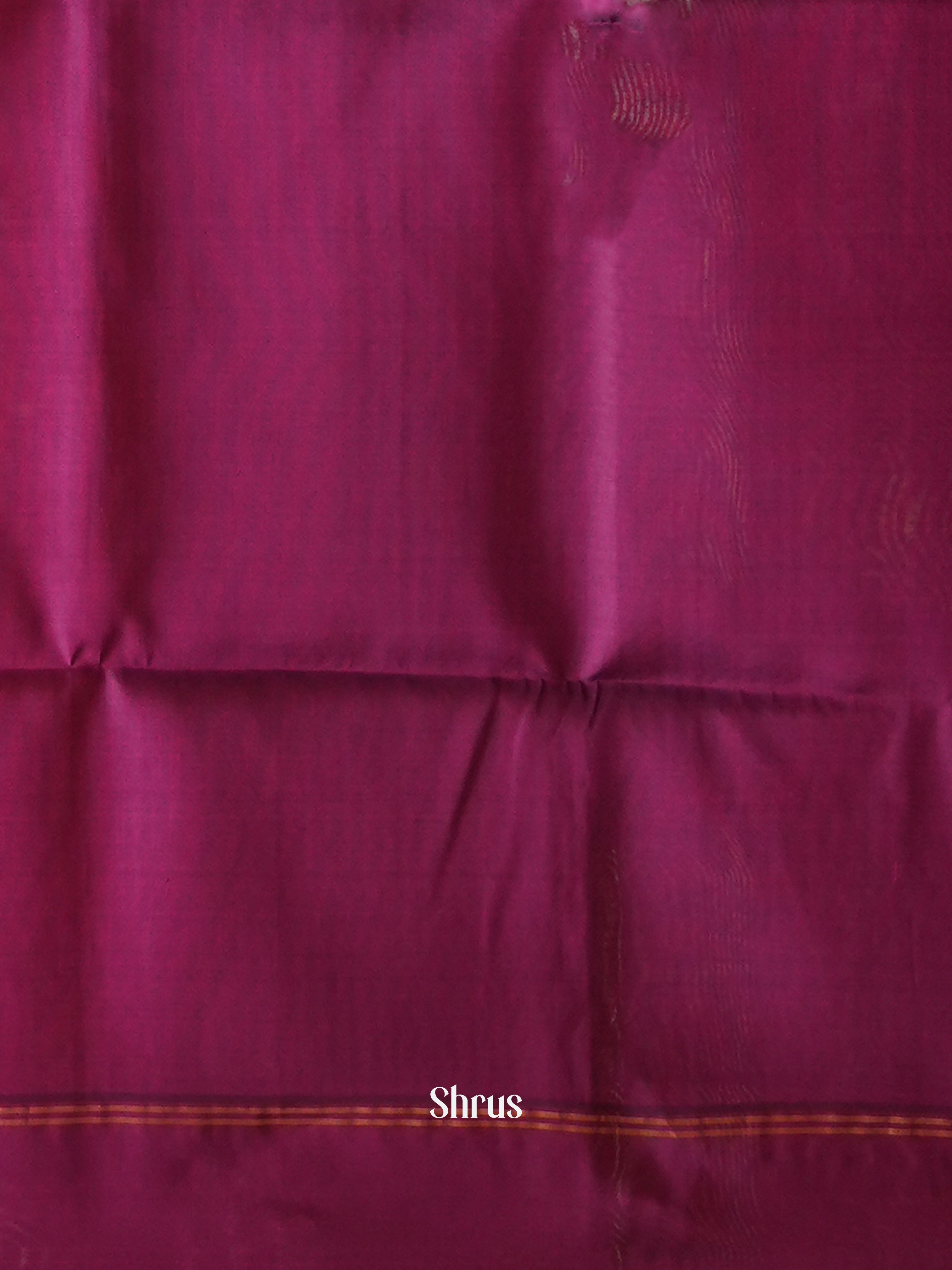 Orange & Purple - Soft Silk Saree - Shop on ShrusEternity.com