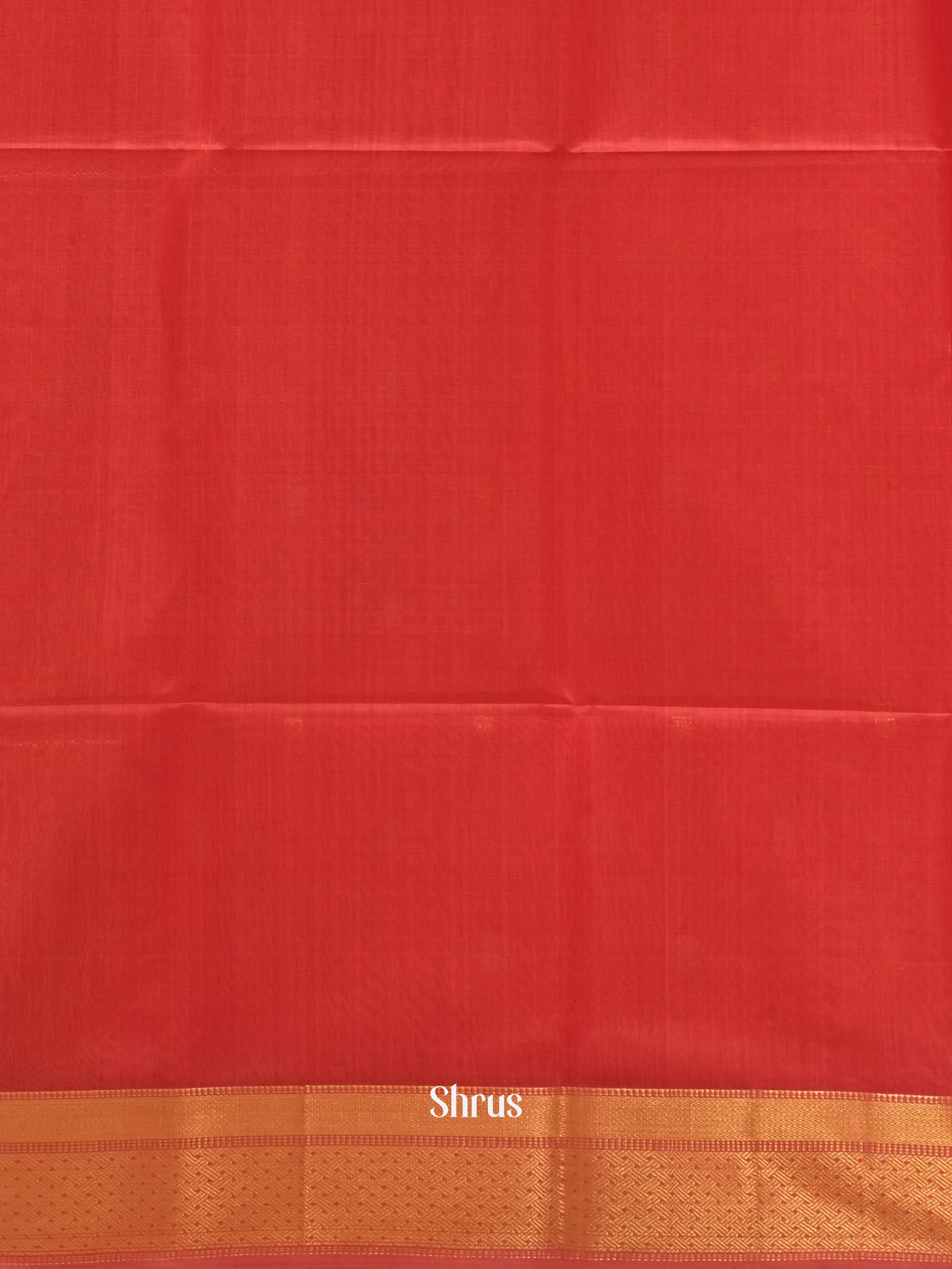 Pink(Single Tone) - Maheshwari silk cotton Saree - Shop on ShrusEternity.com