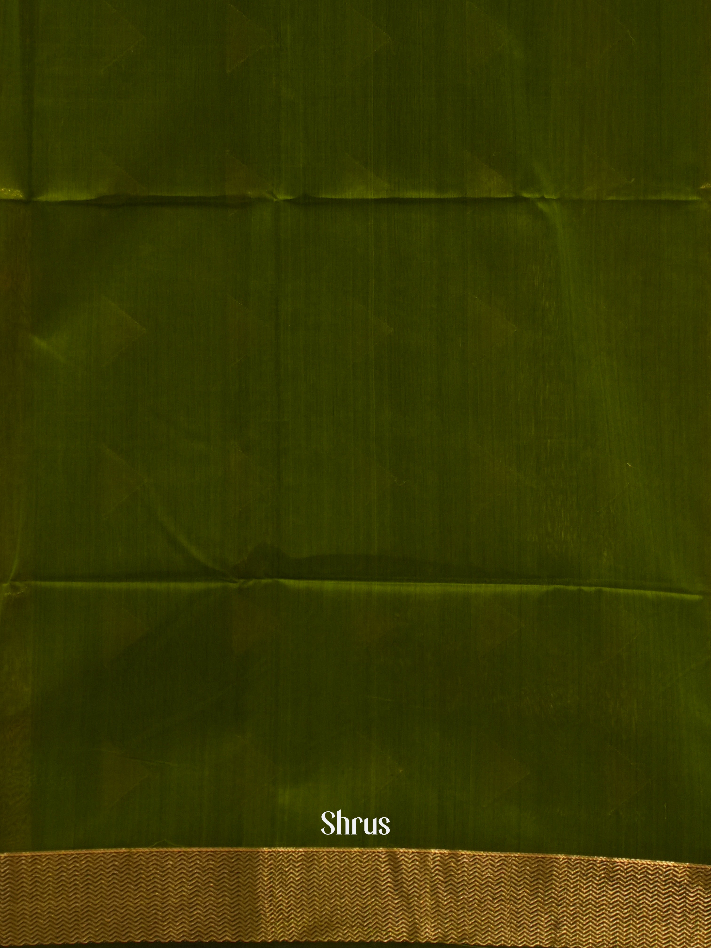 Green(Single Tone) - Maheshwari silkcotton Saree - Shop on ShrusEternity.com