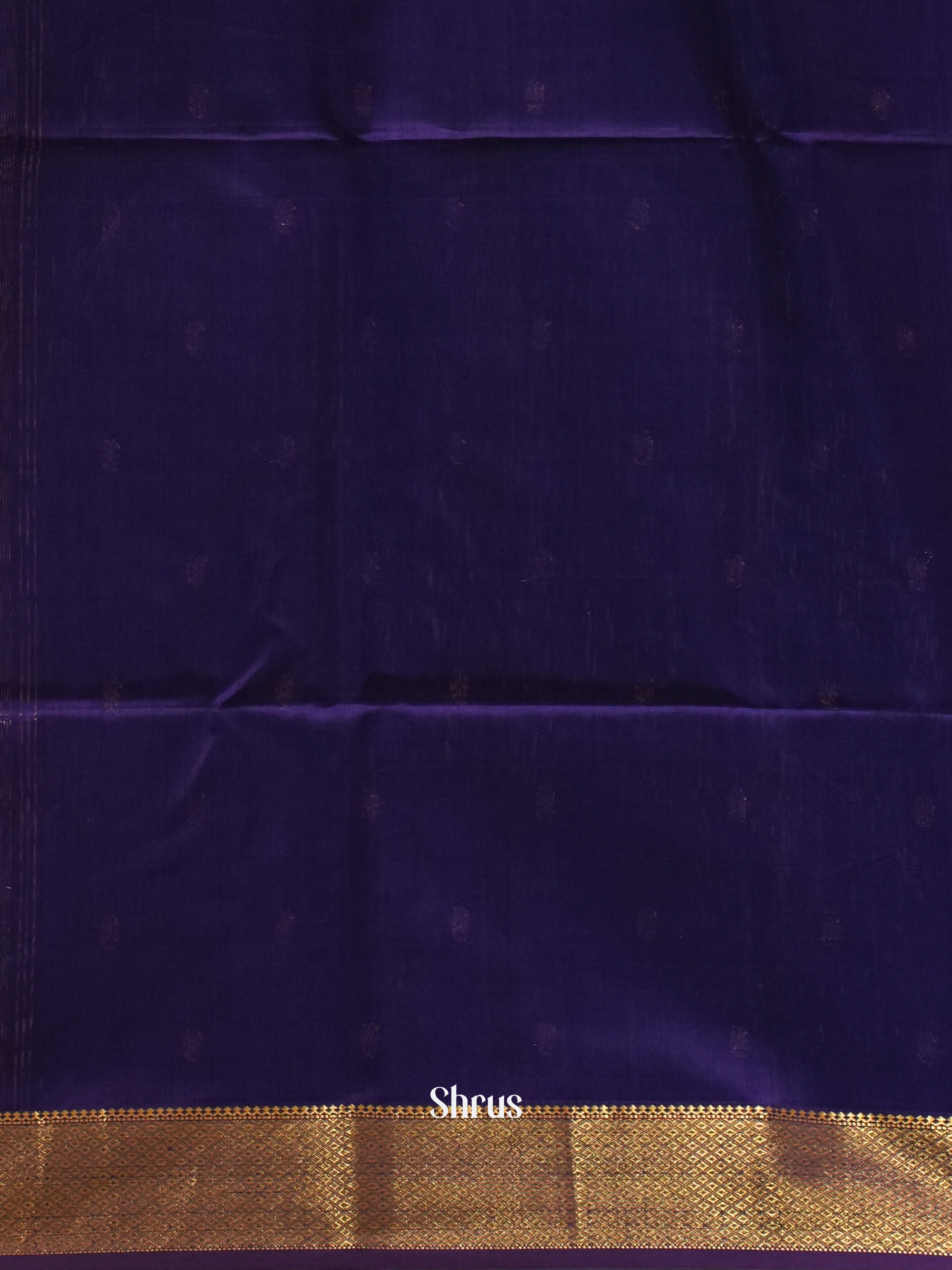 Green & Blue - Maheshwari silkcotton Saree - Shop on ShrusEternity.com