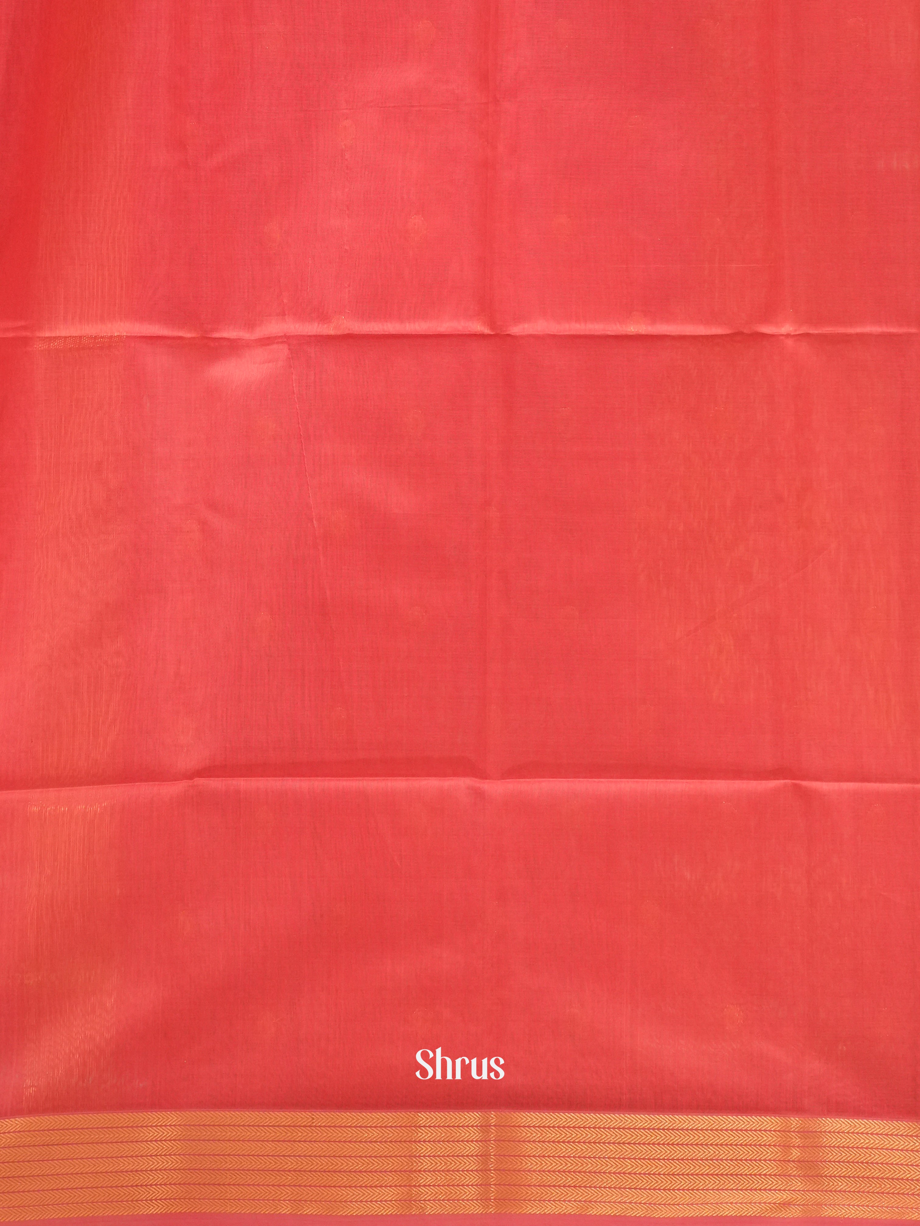 Pink (Single Tone)- Maheshwari silkcotton Saree - Shop on ShrusEternity.com