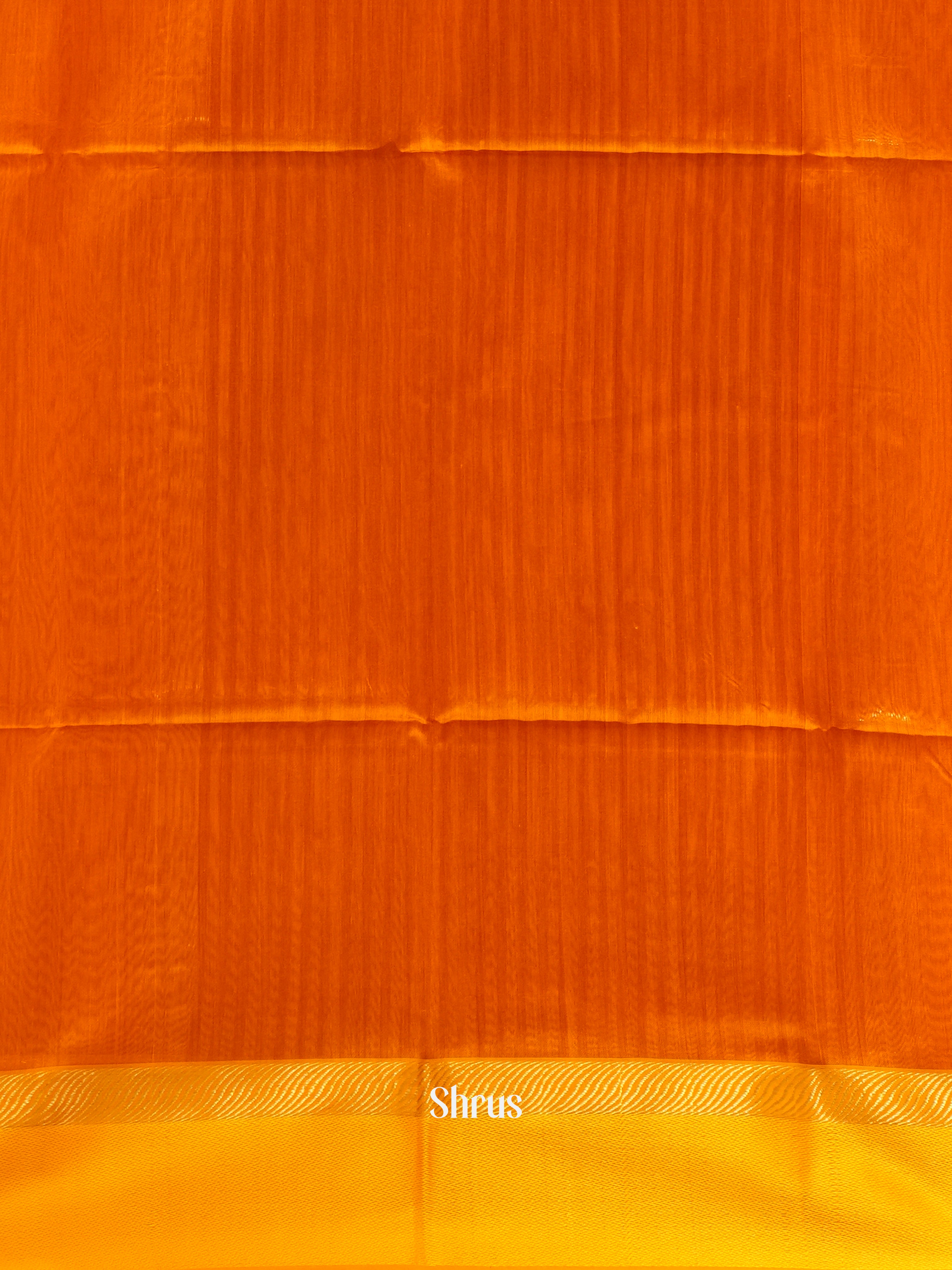 Red & Orange - Maheshwari silkcotton Saree - Shop on ShrusEternity.com