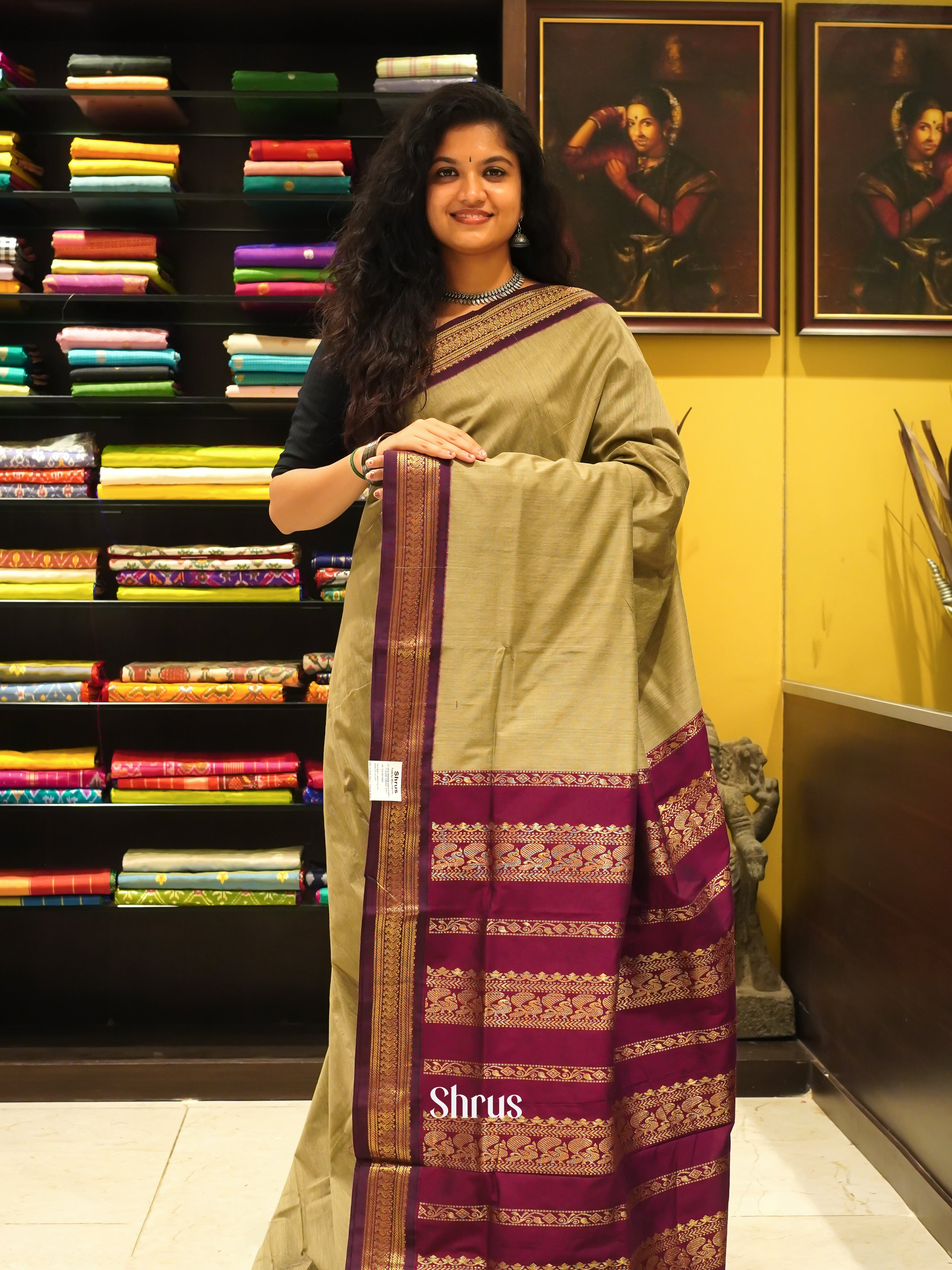 Elachi & Maroon - Kalyani Cotton - Shop on ShrusEternity.com