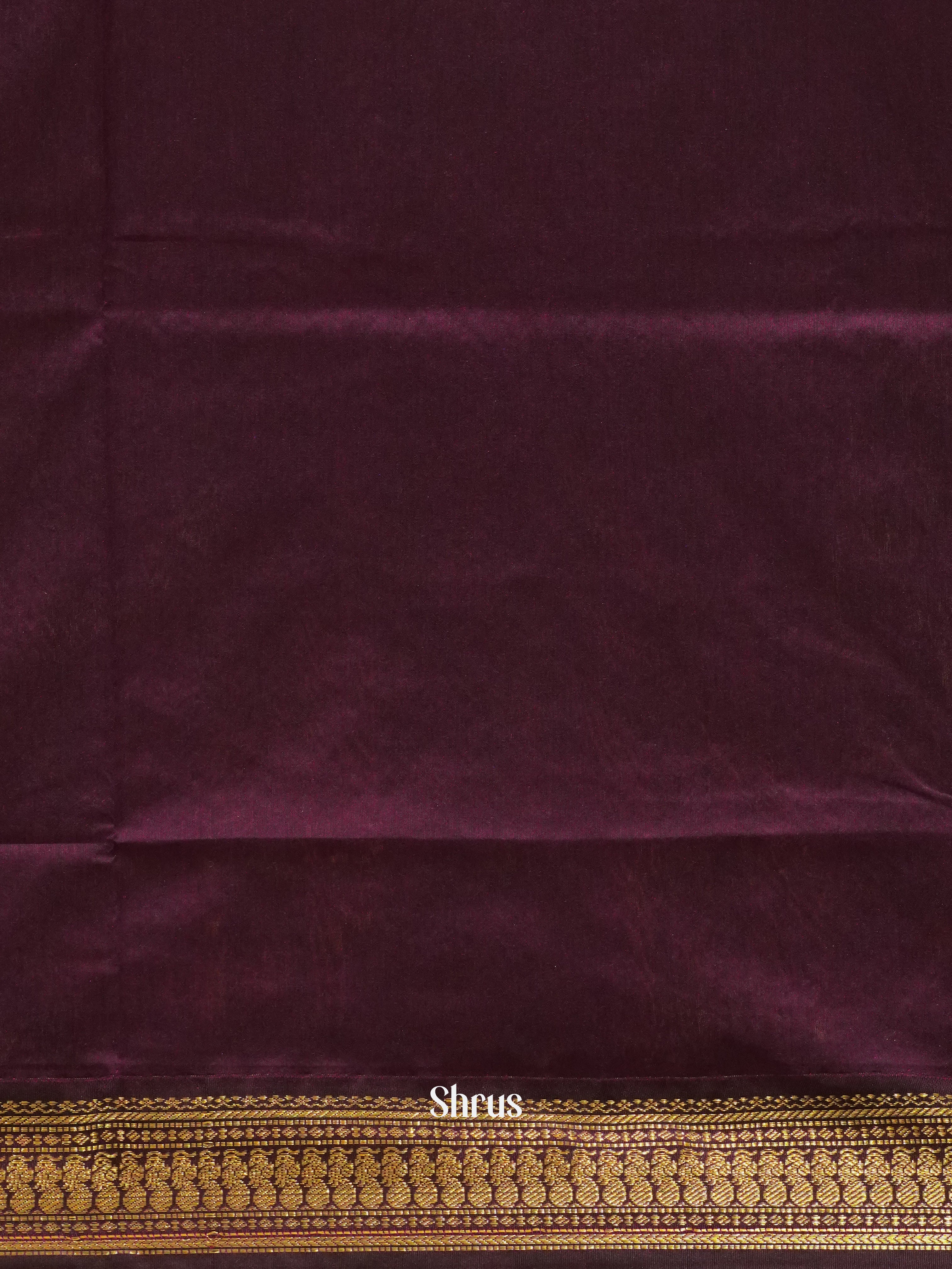 mustardy Green & Purple - Kalyani Cotton - Shop on ShrusEternity.com