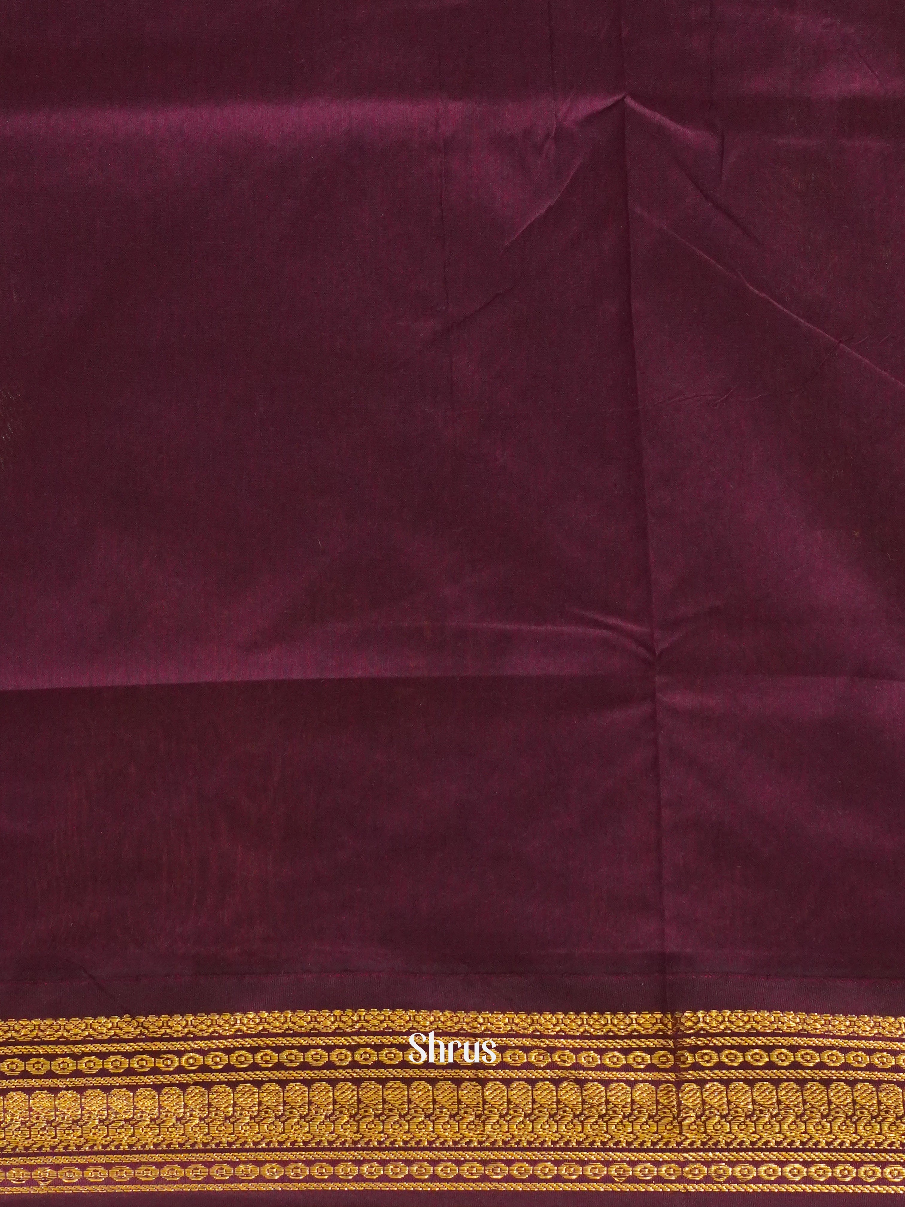 Mustardy Green & Purple - Kalyani Cotton - Shop on ShrusEternity.com