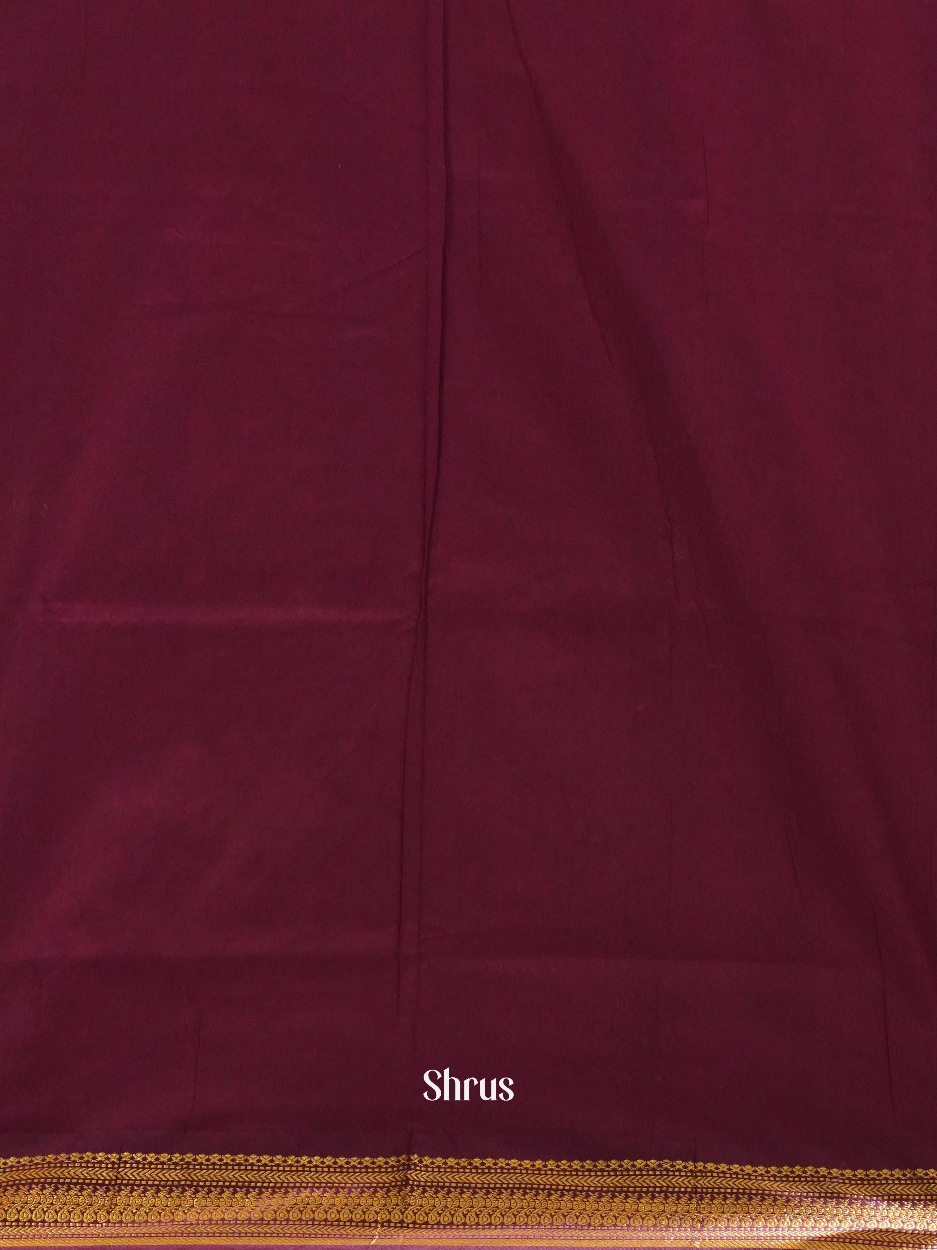 Peacock Blue & Purple - Kalyani Cotton - Shop on ShrusEternity.com