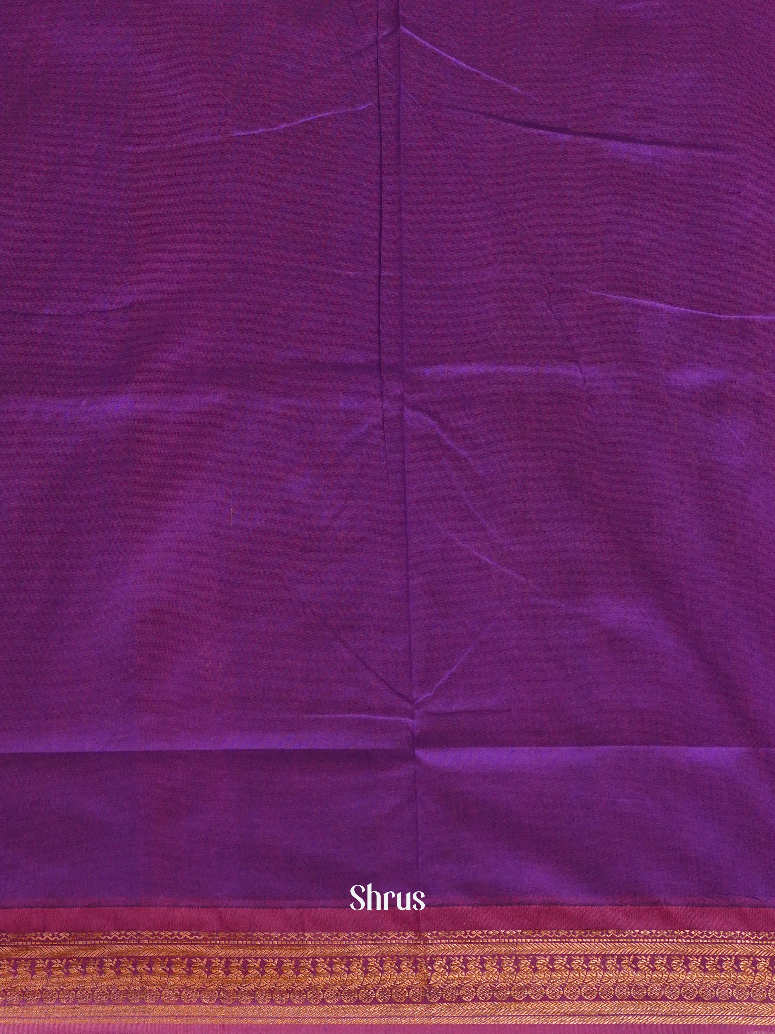 Grey Green & Purple - Kalyani Cotton - Shop on ShrusEternity.com