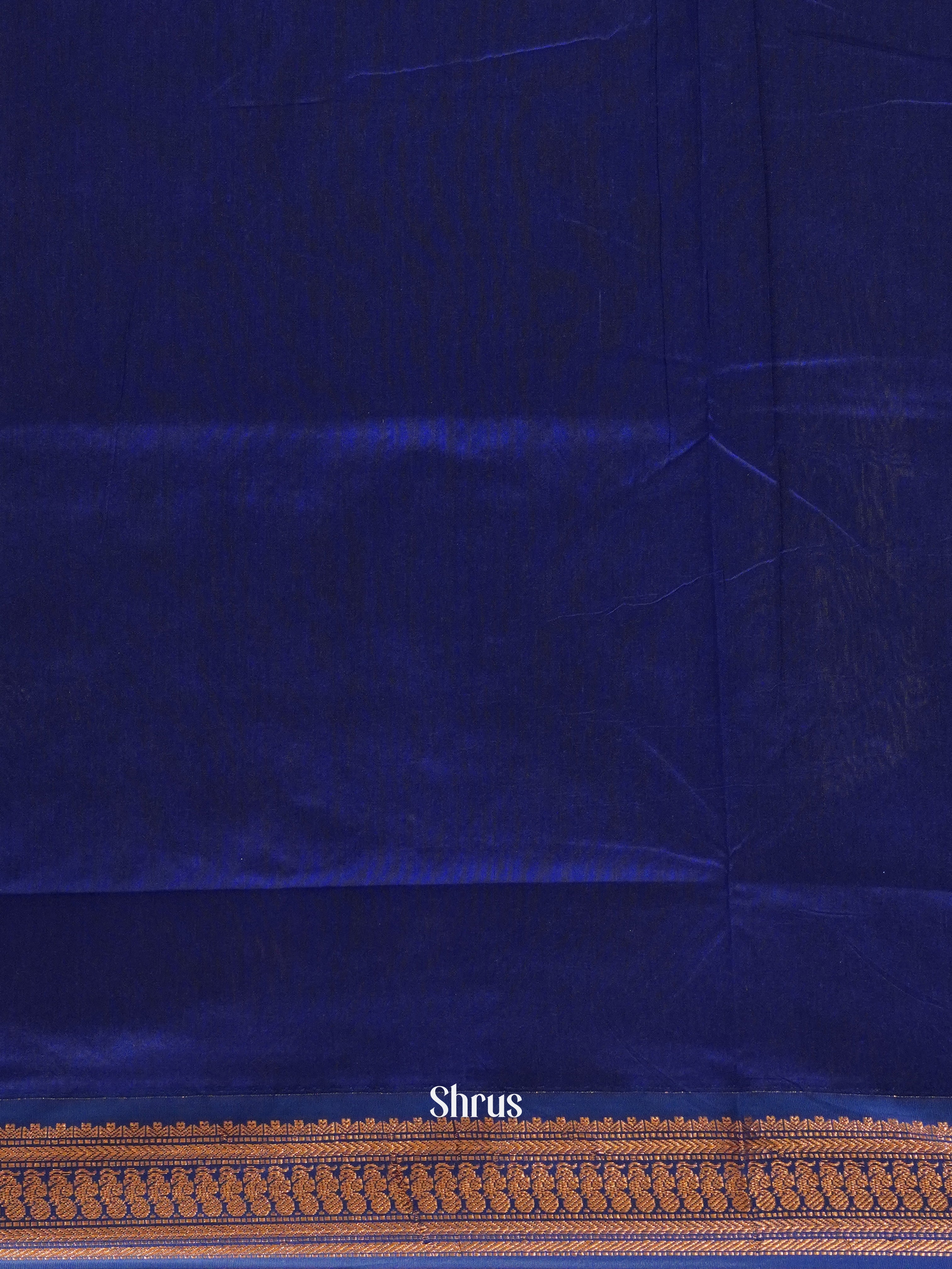 Orange & Blue - Kalyani Cotton - Shop on ShrusEternity.com