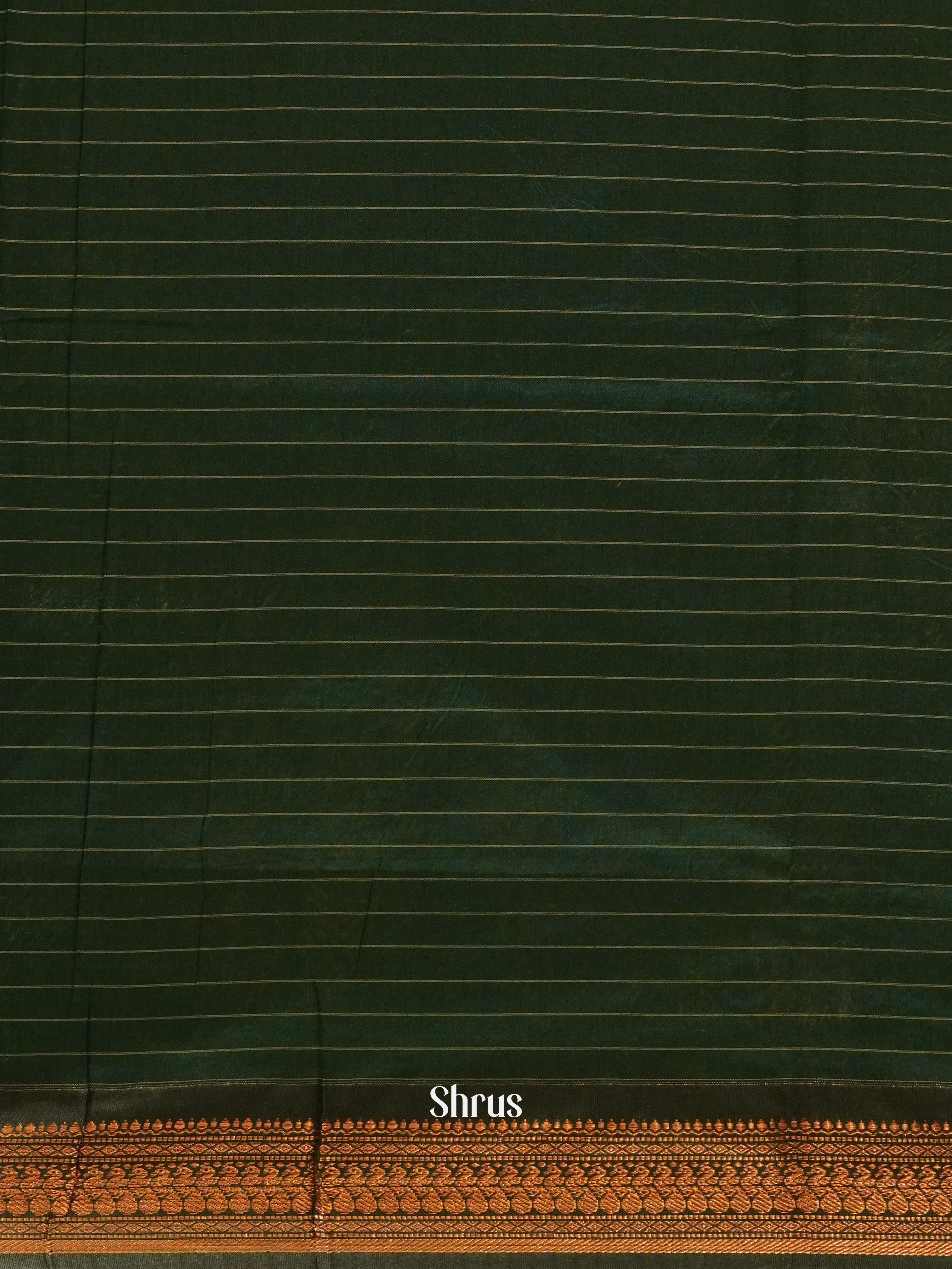 Mathulir Green & Green - Kalyani Cotton Saree - Shop on ShrusEternity.com