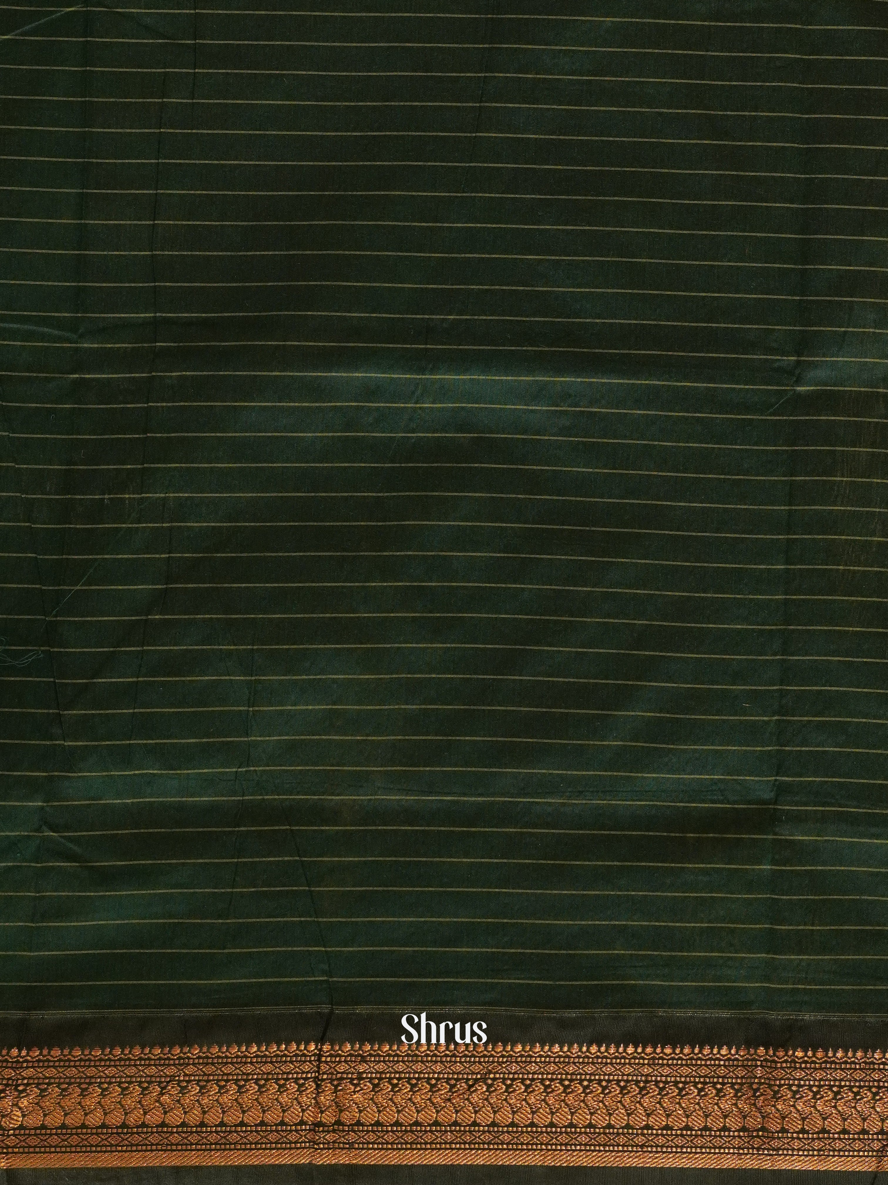 Mustard & Green - Kalyani Cotton Saree - Shop on ShrusEternity.com