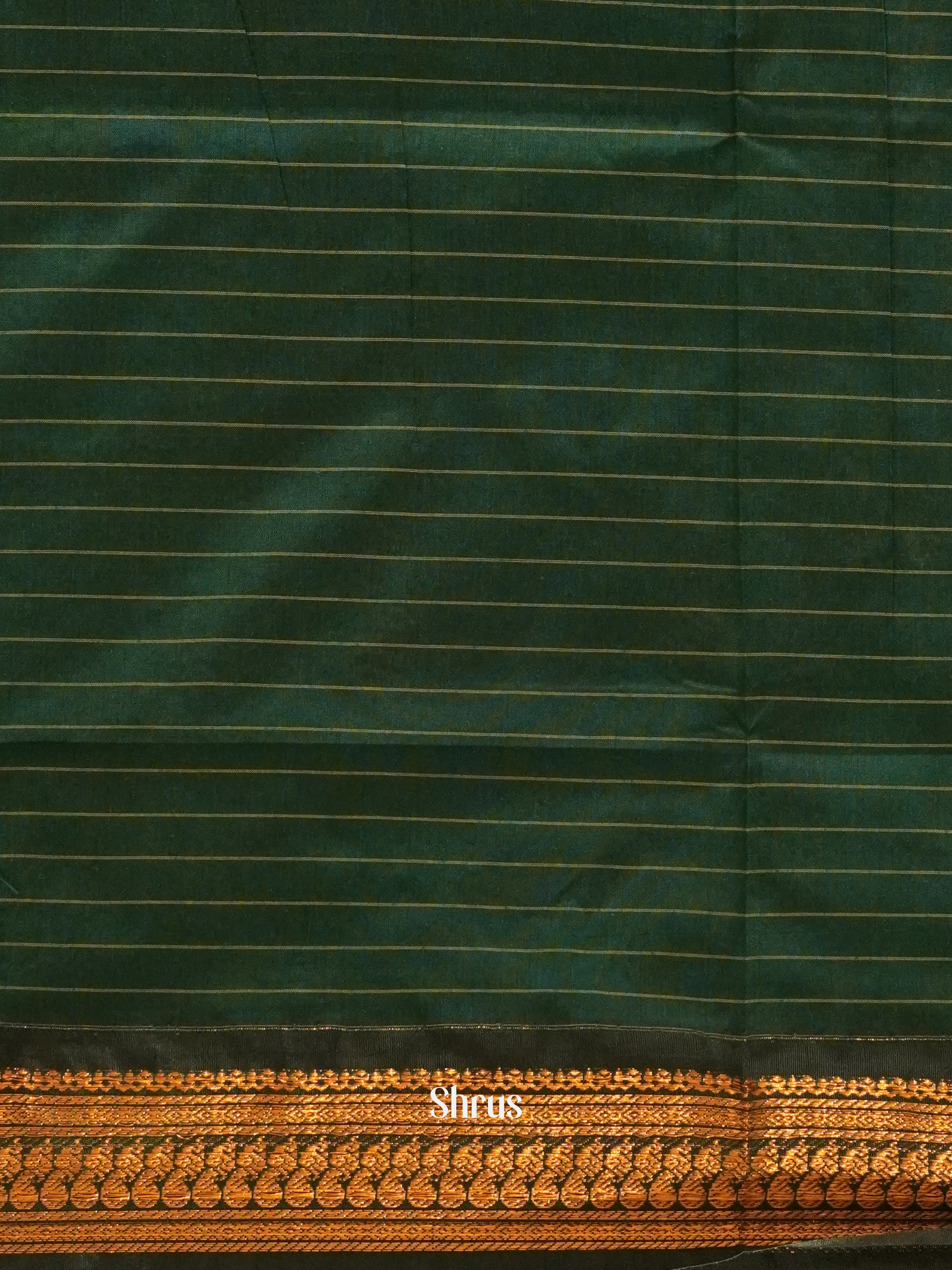 Elachi Green & Green - Kalyani Cotton Saree - Shop on ShrusEternity.com