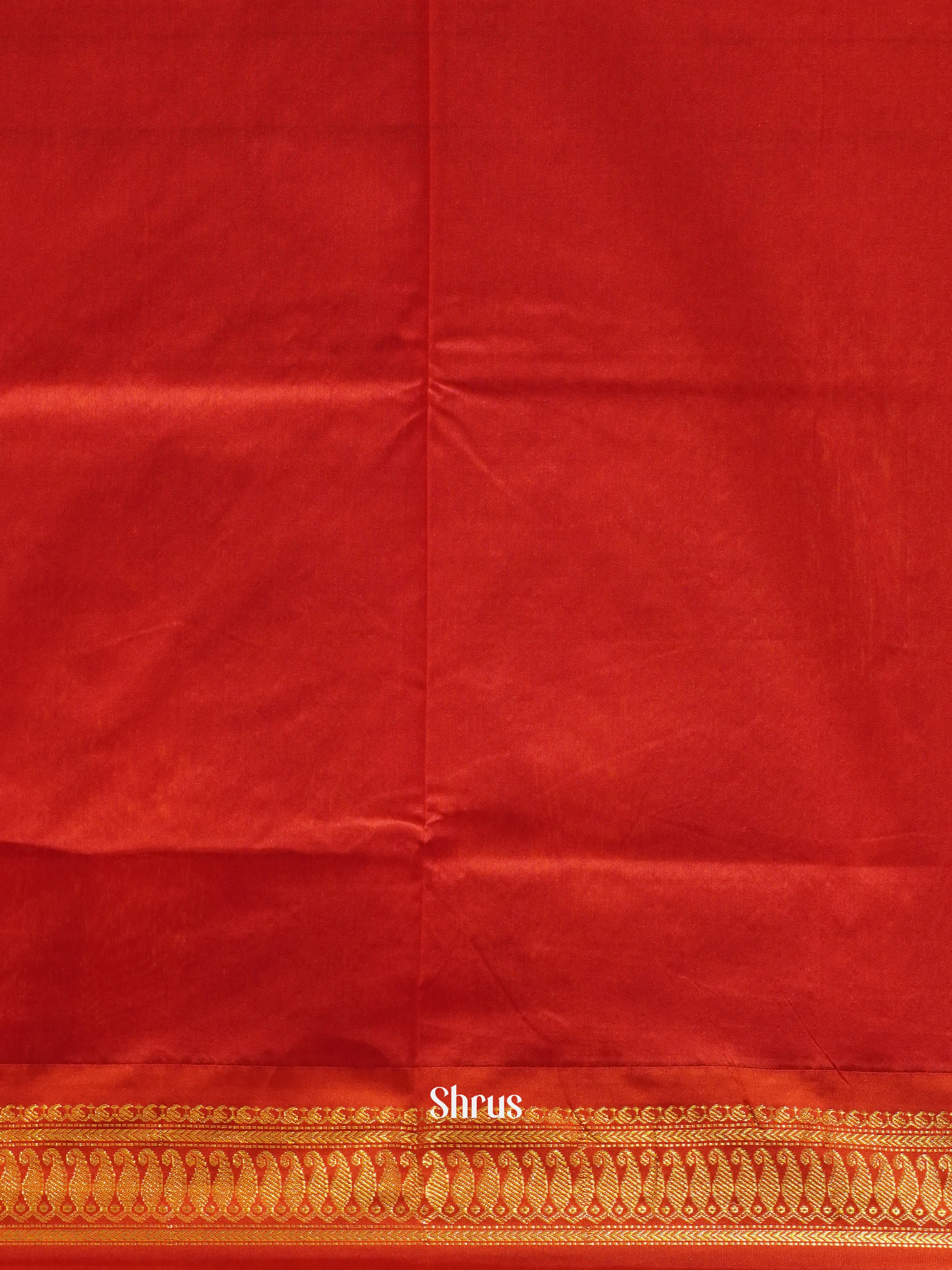 Green & Red - Kalyani Cotton Saree - Shop on ShrusEternity.com