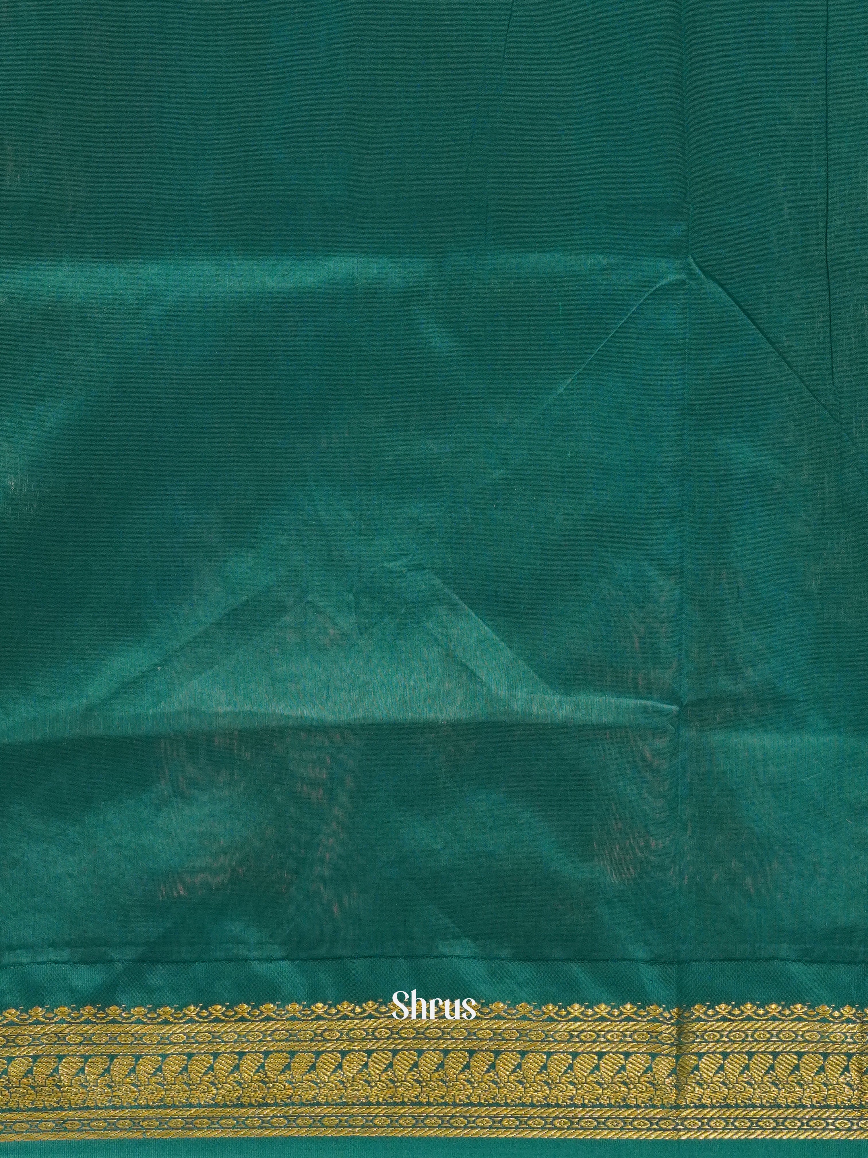 Elachi Green & Green- Kalyani Cotton Saree - Shop on ShrusEternity.com