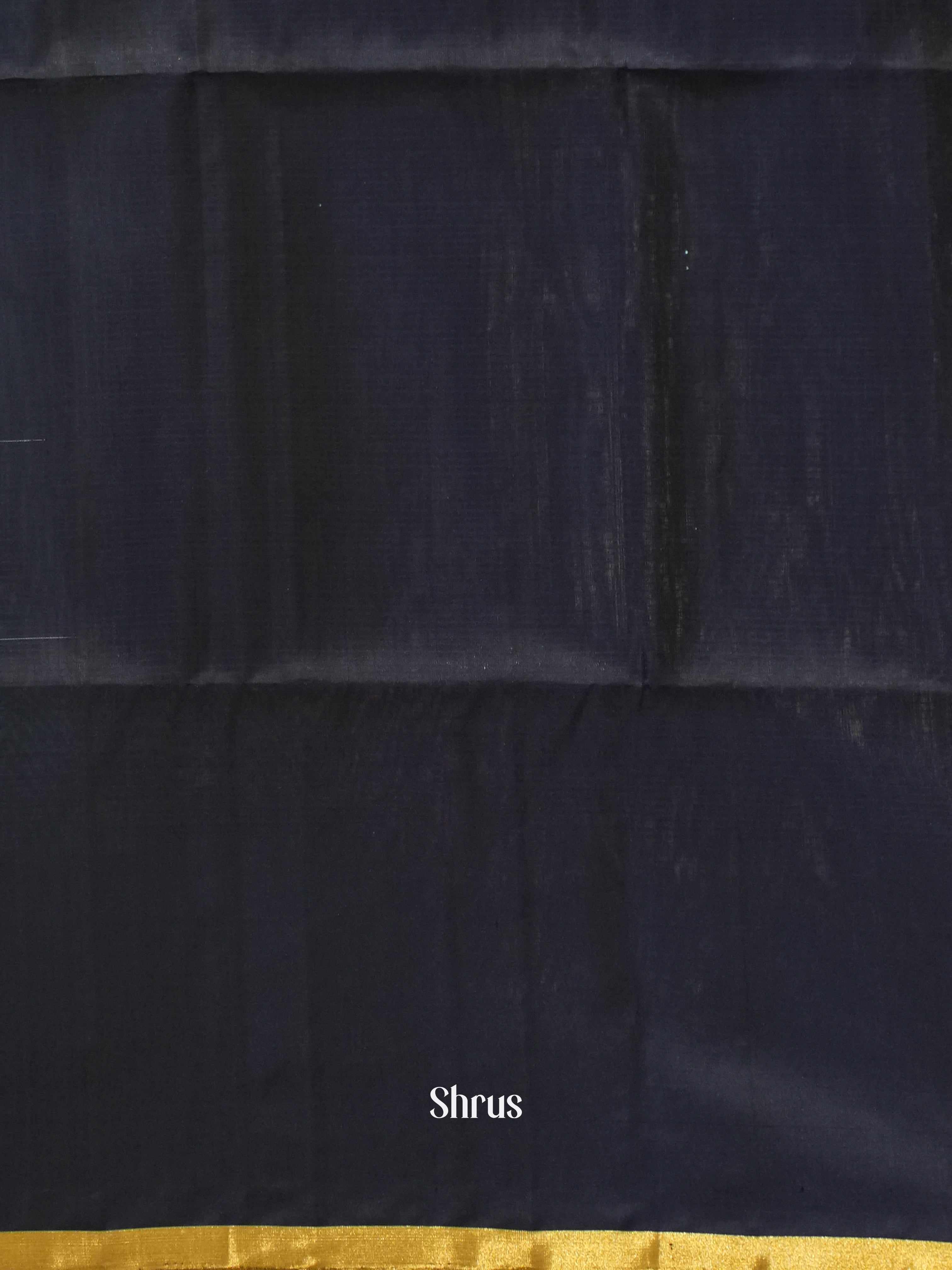 Blue & Navy Blue - Soft Silk Saree - Shop on ShrusEternity.com