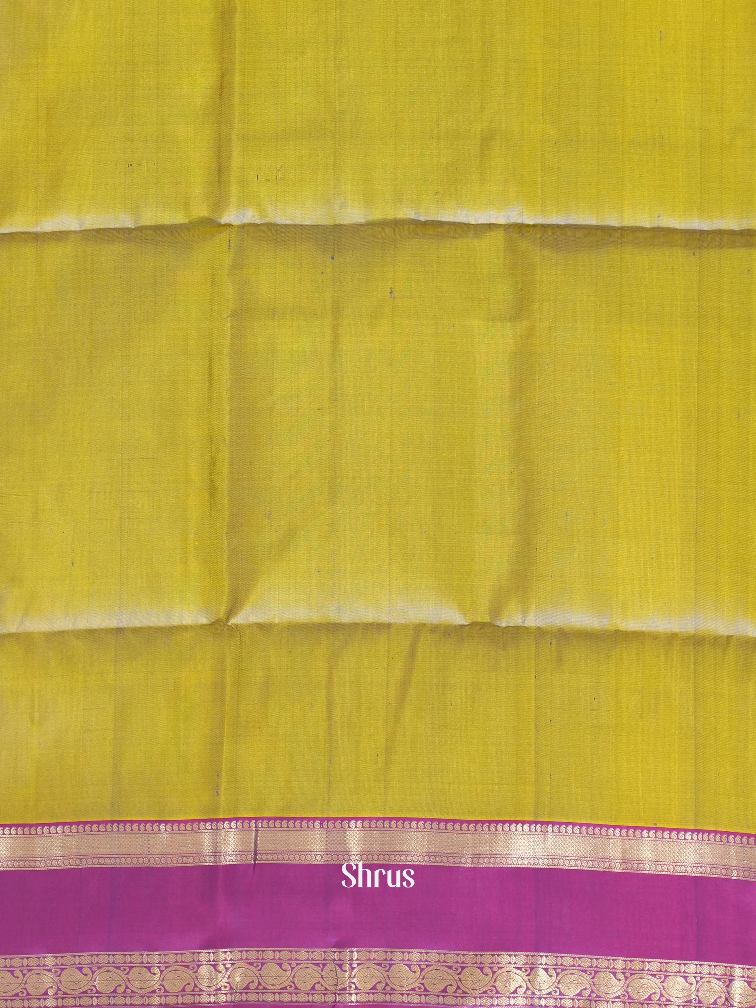 Double Shaded Green & Pink - Soft Silk Saree - Shop on ShrusEternity.com